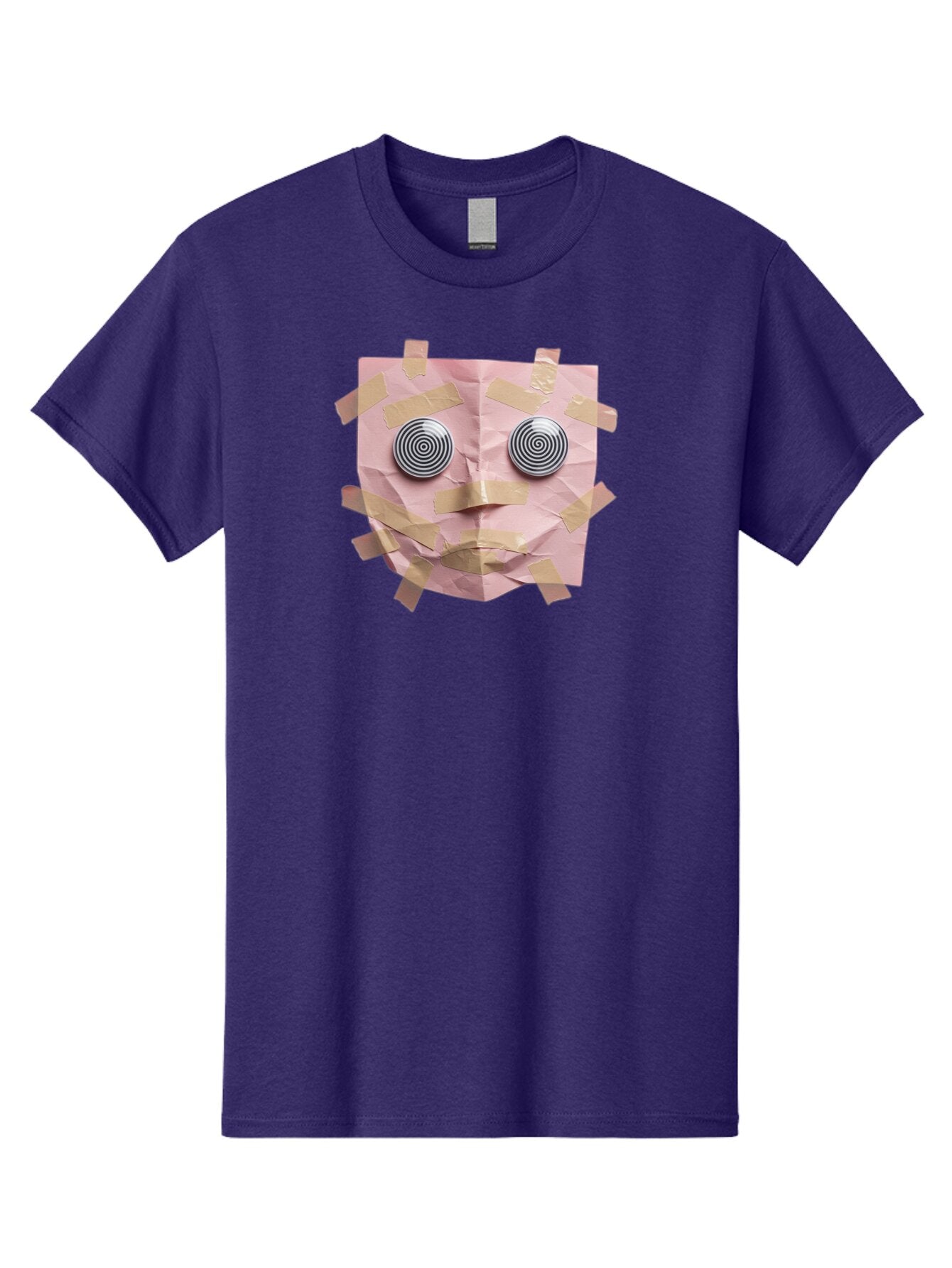 Pink-Paper-Face Men'S Graphic Tee, 100% Cotton, Comfortable Casual Summer Wear, Machine Washable, Vintage Camera, Old Camera, Antique Camera, Black Camera, Classic Photography, Photography Equipment, Nostalgic Device, Film Camera, Camera Art Bar293 7