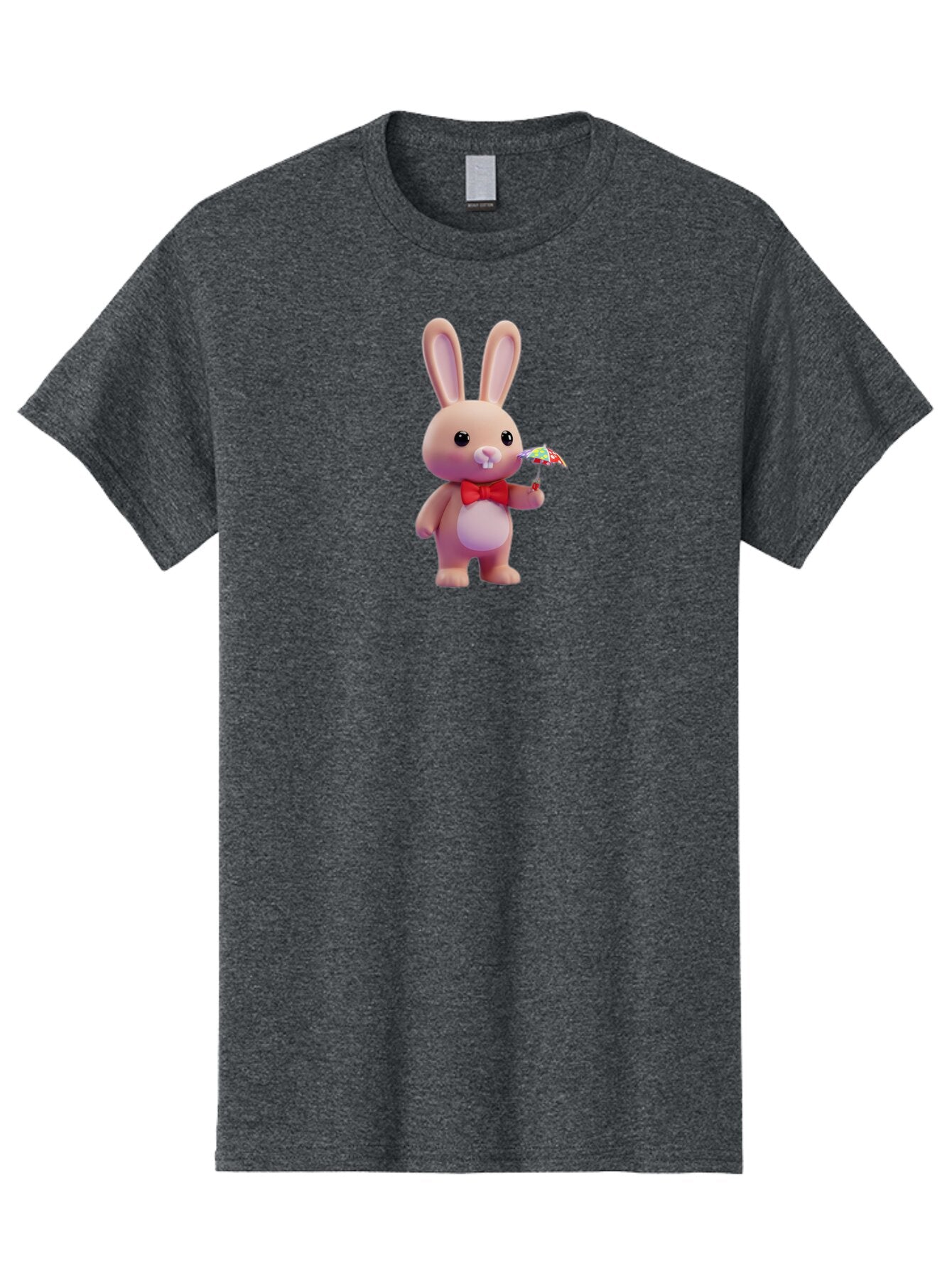 Pink-Rabbit-With-Red-Bowtie-And-Umbrella Men'S Graphic Tee, 100% Cotton, Comfortable Casual Summer Wear, Machine Washable, Vintage Camera, Old Camera, Antique Camera, Black Camera, Classic Photography, Photography Equipment, Nostalgic Device, Bar295 7