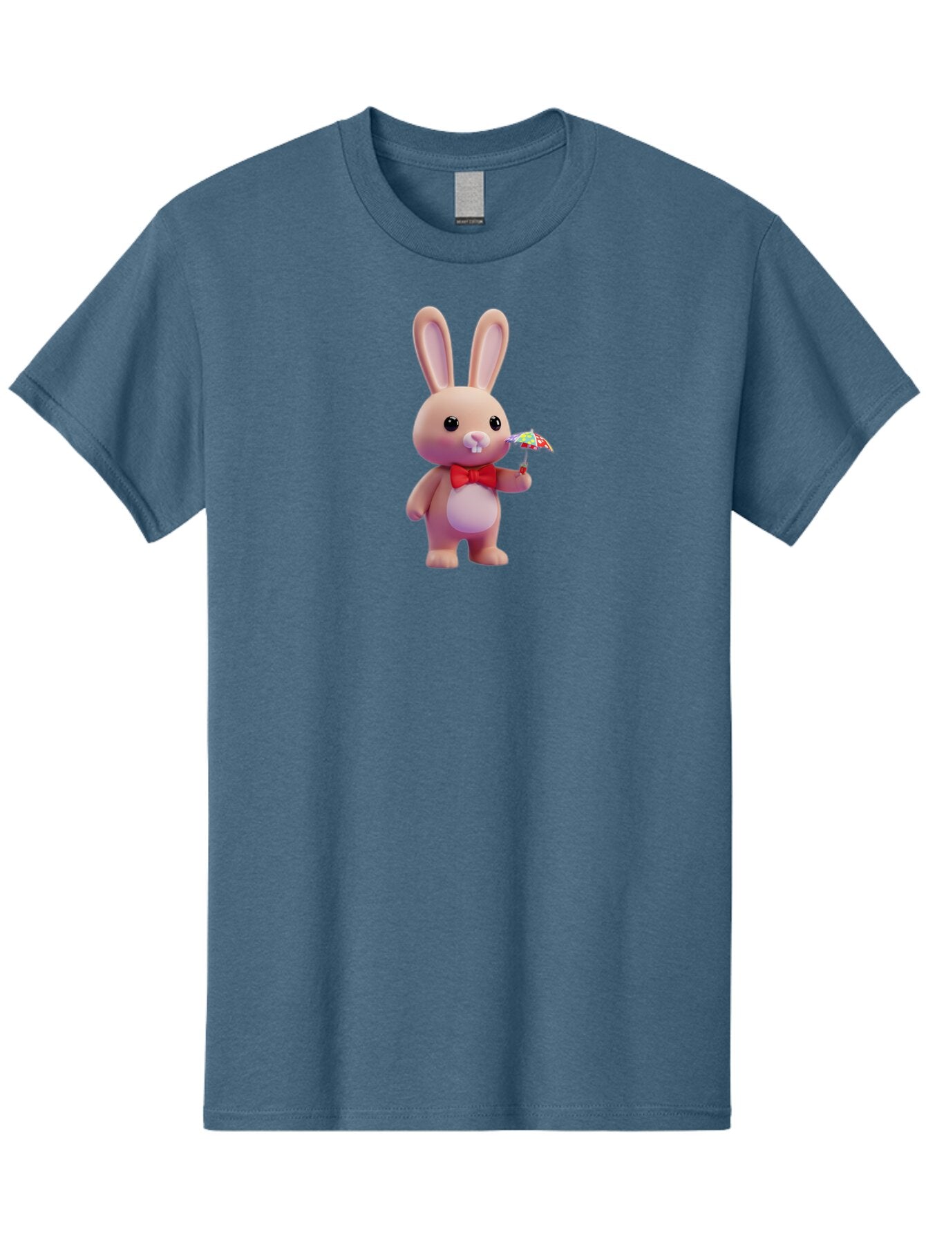 Pink-Rabbit-With-Red-Bowtie-And-Umbrella Men'S Graphic Tee, 100% Cotton, Comfortable Casual Summer Wear, Machine Washable, Vintage Camera, Old Camera, Antique Camera, Black Camera, Classic Photography, Photography Equipment, Nostalgic Device, Bar295 4