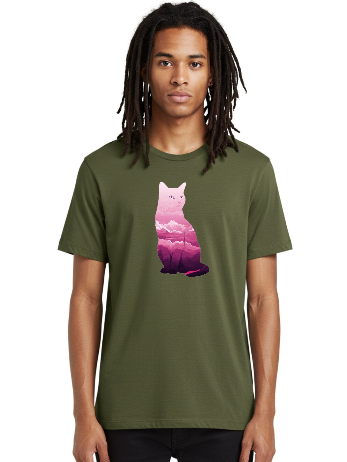 Pink-Sky-Cat Men'S Graphic Tee, 100% Cotton, Comfortable Casual Summer Wear, Machine Washable, Vintage Camera, Old Camera, Antique Camera, Black Camera, Classic Photography, Photography Equipment, Nostalgic Device, Film Camera, Camera Art Bar296 18