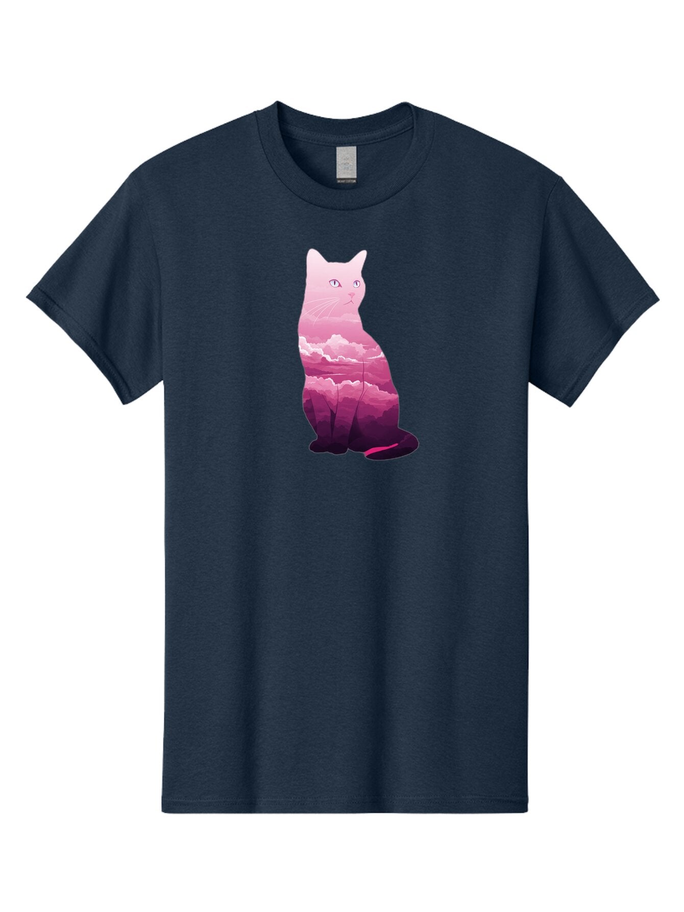 Pink-Sky-Cat Men'S Graphic Tee, 100% Cotton, Comfortable Casual Summer Wear, Machine Washable, Vintage Camera, Old Camera, Antique Camera, Black Camera, Classic Photography, Photography Equipment, Nostalgic Device, Film Camera, Camera Art Bar296