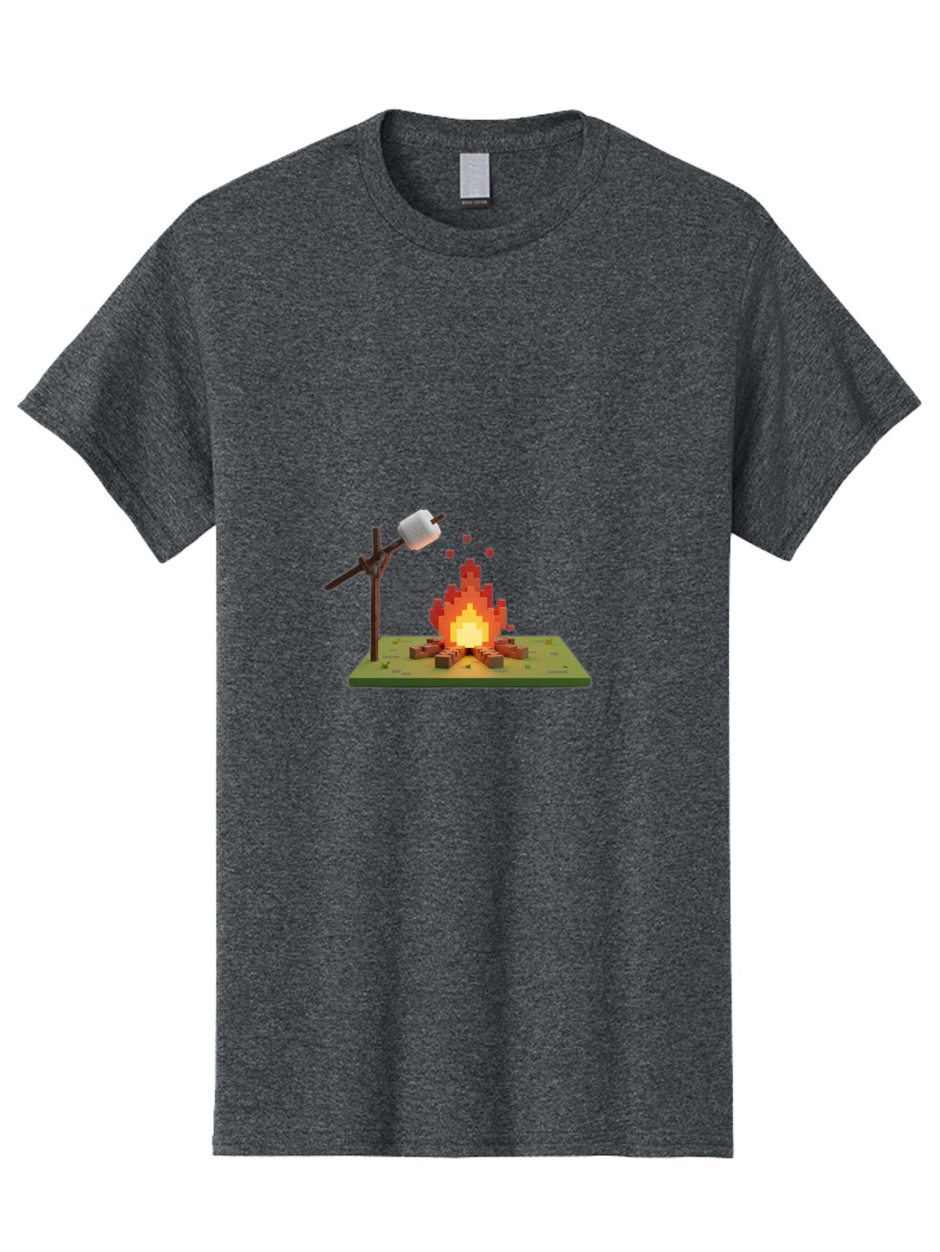 Pixel-Campfire Men'S Graphic Tee, 100% Cotton, Comfortable Casual Summer Wear, Machine Washable, Vintage Camera, Old Camera, Antique Camera, Black Camera, Classic Photography, Photography Equipment, Nostalgic Device, Film Camera, Camera Art Bar303 5