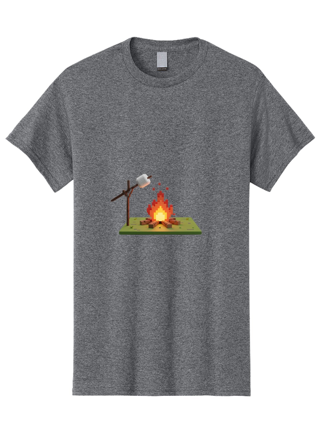 Pixel-Campfire Men'S Graphic Tee, 100% Cotton, Comfortable Casual Summer Wear, Machine Washable, Vintage Camera, Old Camera, Antique Camera, Black Camera, Classic Photography, Photography Equipment, Nostalgic Device, Film Camera, Camera Art Bar303 3