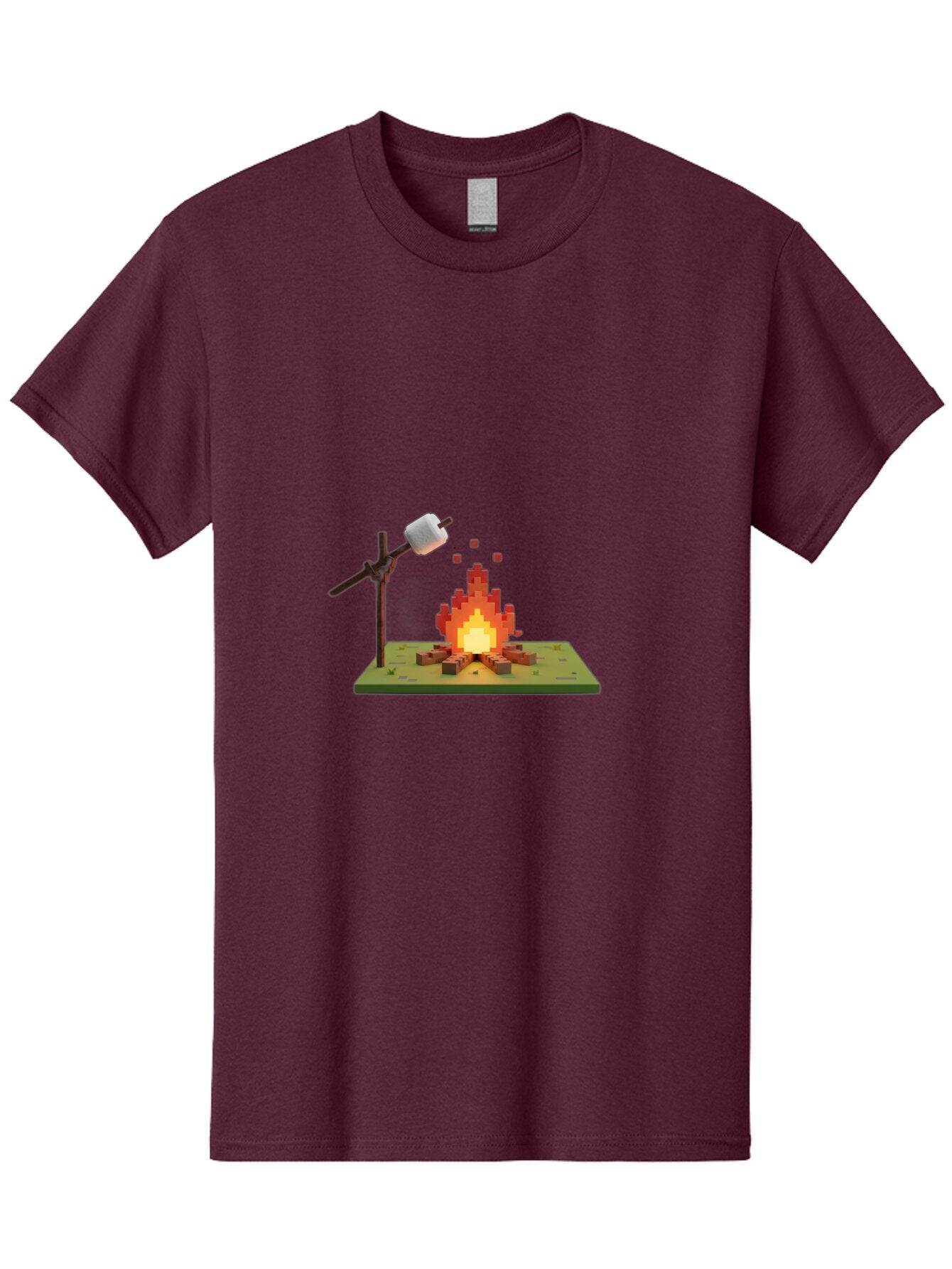 Pixel-Campfire Men'S Graphic Tee, 100% Cotton, Comfortable Casual Summer Wear, Machine Washable, Vintage Camera, Old Camera, Antique Camera, Black Camera, Classic Photography, Photography Equipment, Nostalgic Device, Film Camera, Camera Art Bar303 7
