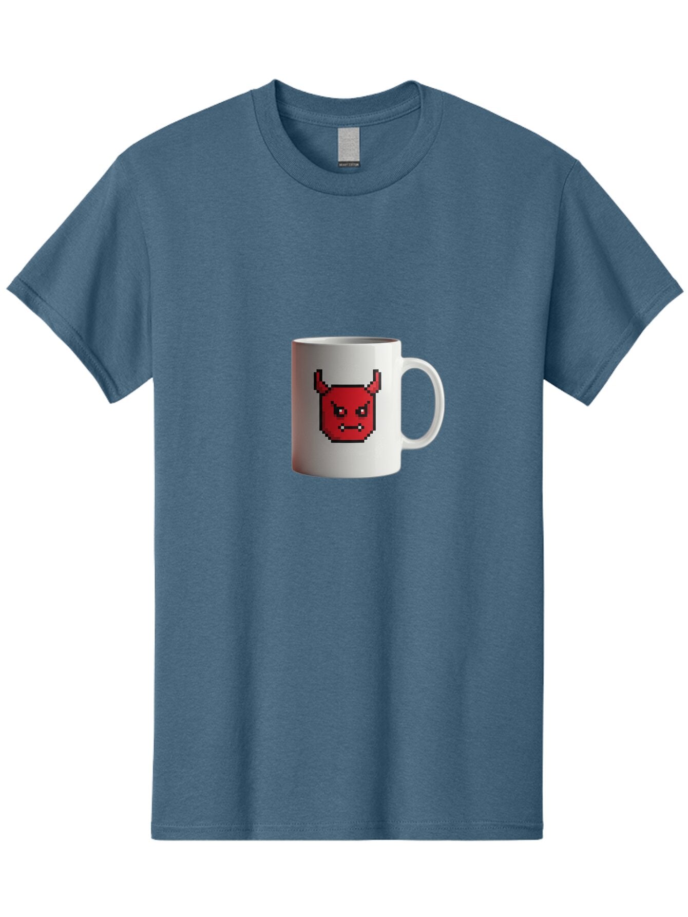Pixel-Devil-Mug Men'S Graphic Tee, 100% Cotton, Comfortable Casual Summer Wear, Machine Washable, Vintage Camera, Old Camera, Antique Camera, Black Camera, Classic Photography, Photography Equipment, Nostalgic Device, Film Camera, Camera Art Bar304 2