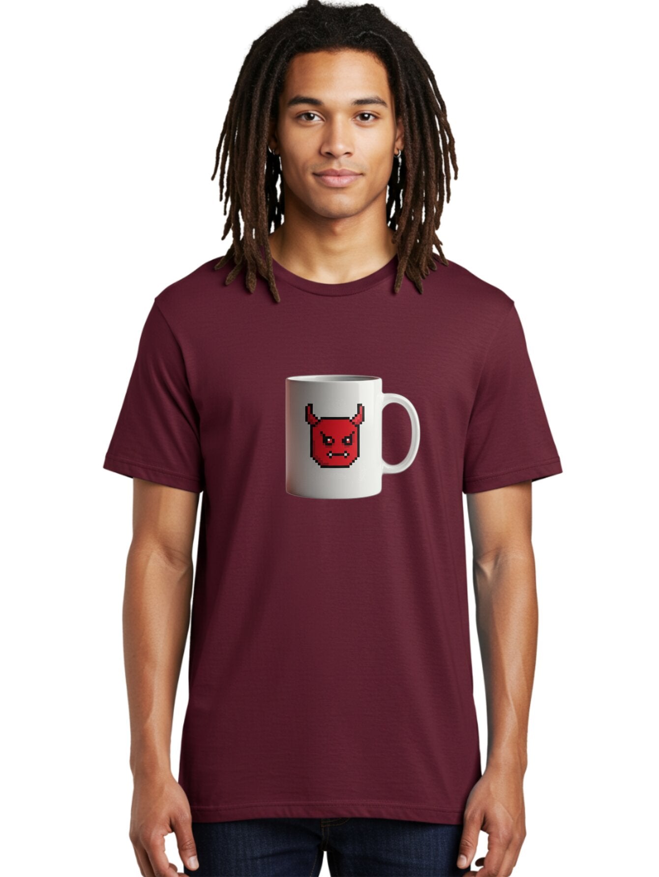 Pixel-Devil-Mug Men'S Graphic Tee, 100% Cotton, Comfortable Casual Summer Wear, Machine Washable, Vintage Camera, Old Camera, Antique Camera, Black Camera, Classic Photography, Photography Equipment, Nostalgic Device, Film Camera, Camera Art Bar304 28