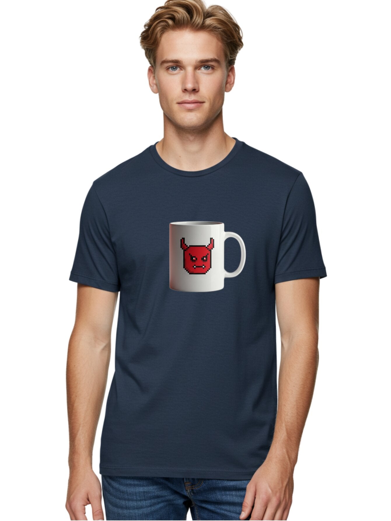 Pixel-Devil-Mug Men'S Graphic Tee, 100% Cotton, Comfortable Casual Summer Wear, Machine Washable, Vintage Camera, Old Camera, Antique Camera, Black Camera, Classic Photography, Photography Equipment, Nostalgic Device, Film Camera, Camera Art Bar304 22