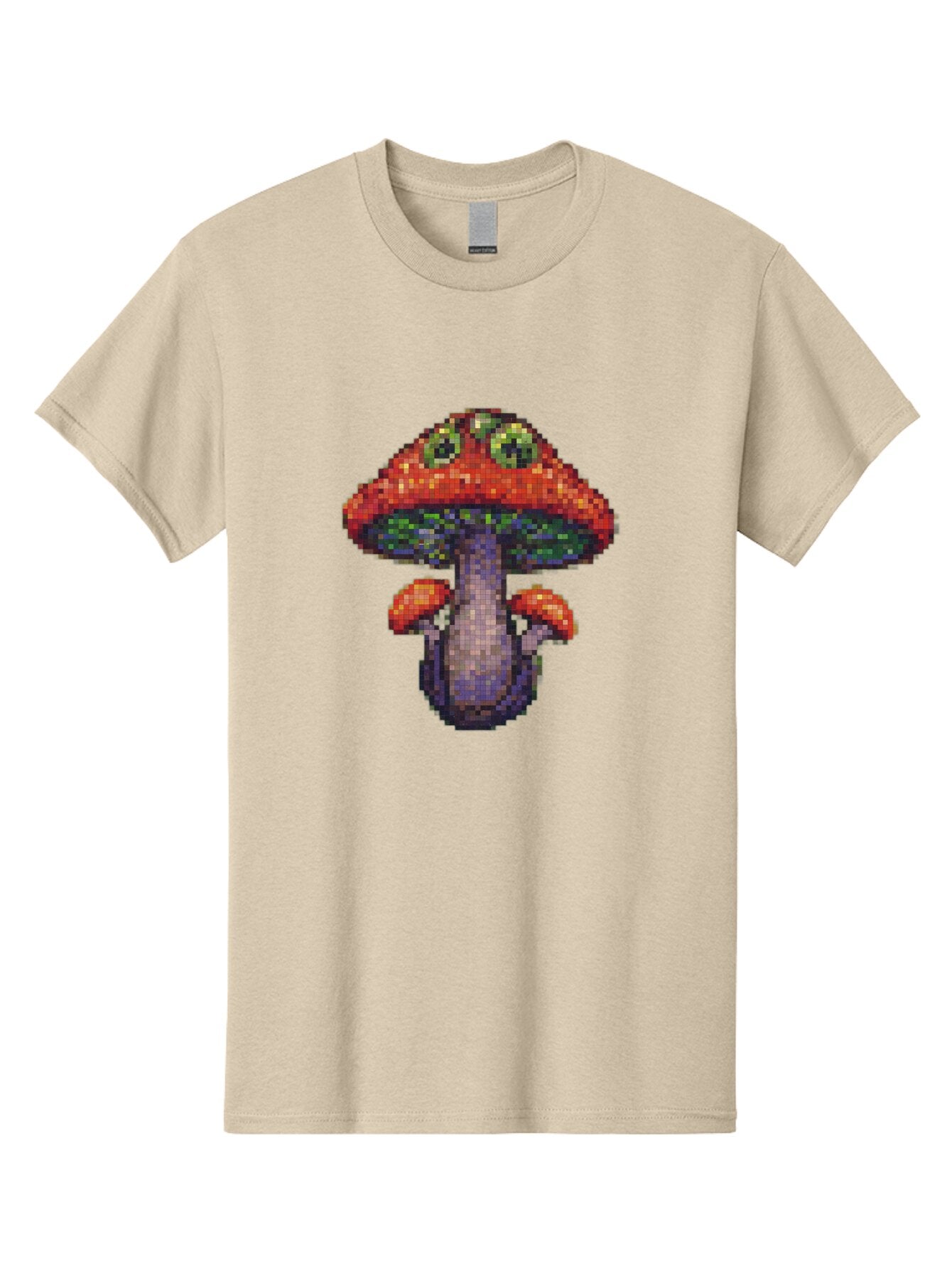 Pixel-Mushroom Men'S Graphic Tee, 100% Cotton, Comfortable Casual Summer Wear, Machine Washable, Vintage Camera, Old Camera, Antique Camera, Black Camera, Classic Photography, Photography Equipment, Nostalgic Device, Film Camera, Camera Art Bar306 12