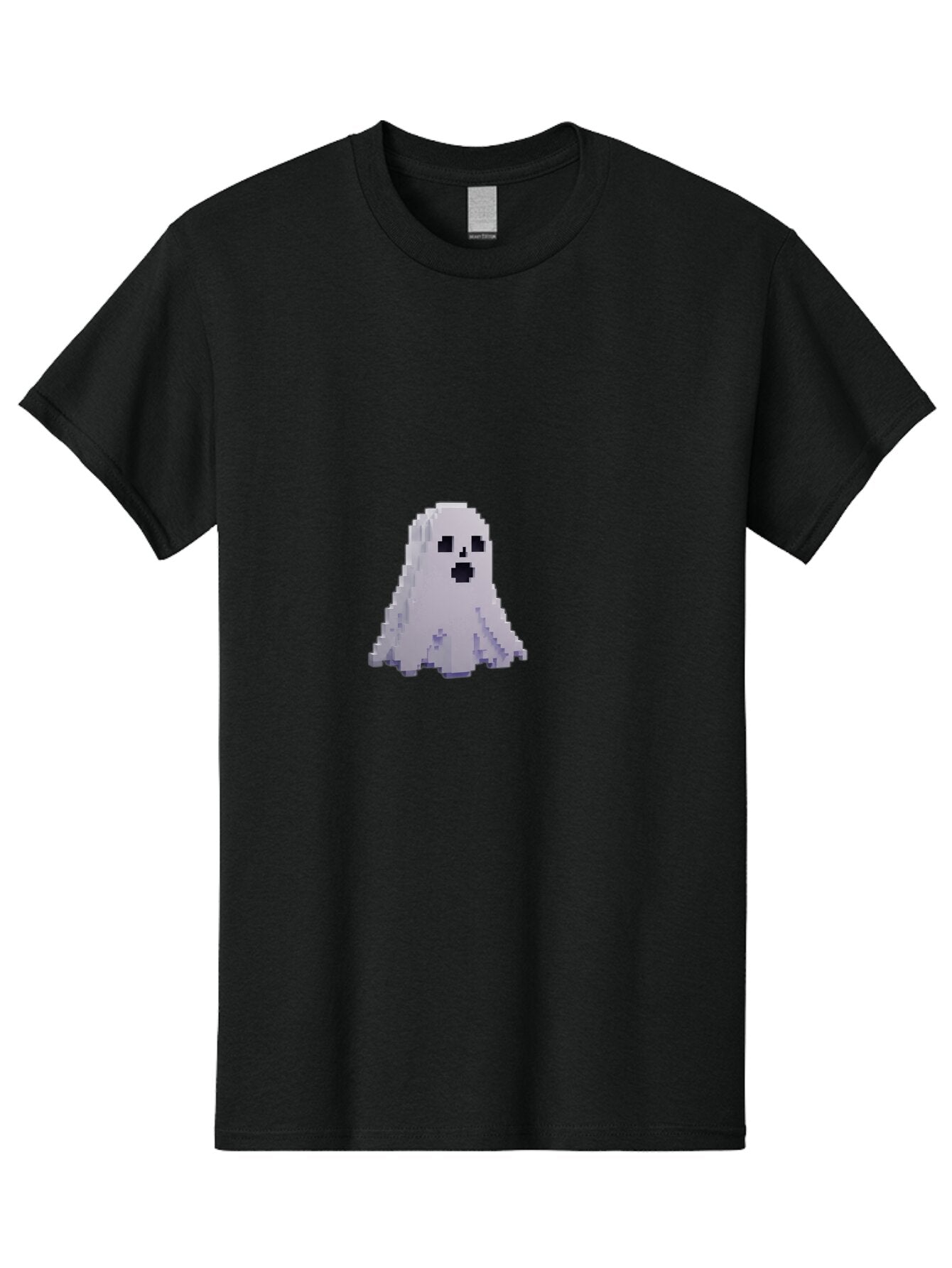 Pixelated-Ghost Men'S Graphic Tee, 100% Cotton, Comfortable Casual Summer Wear, Machine Washable, Vintage Camera, Old Camera, Antique Camera, Black Camera, Classic Photography, Photography Equipment, Nostalgic Device, Film Camera, Camera Art Bar307 1