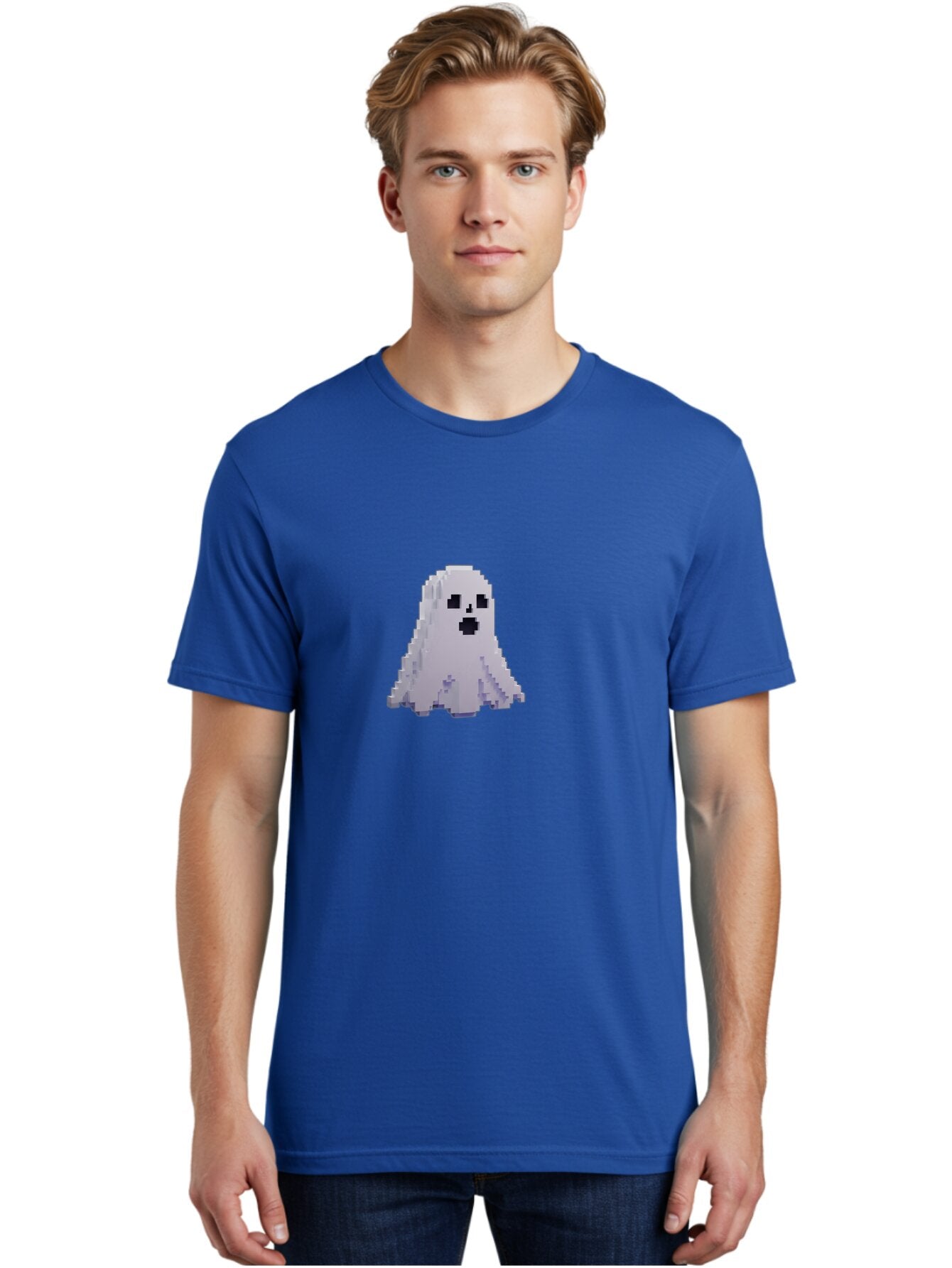 Pixelated-Ghost Men'S Graphic Tee, 100% Cotton, Comfortable Casual Summer Wear, Machine Washable, Vintage Camera, Old Camera, Antique Camera, Black Camera, Classic Photography, Photography Equipment, Nostalgic Device, Film Camera, Camera Art Bar307 16