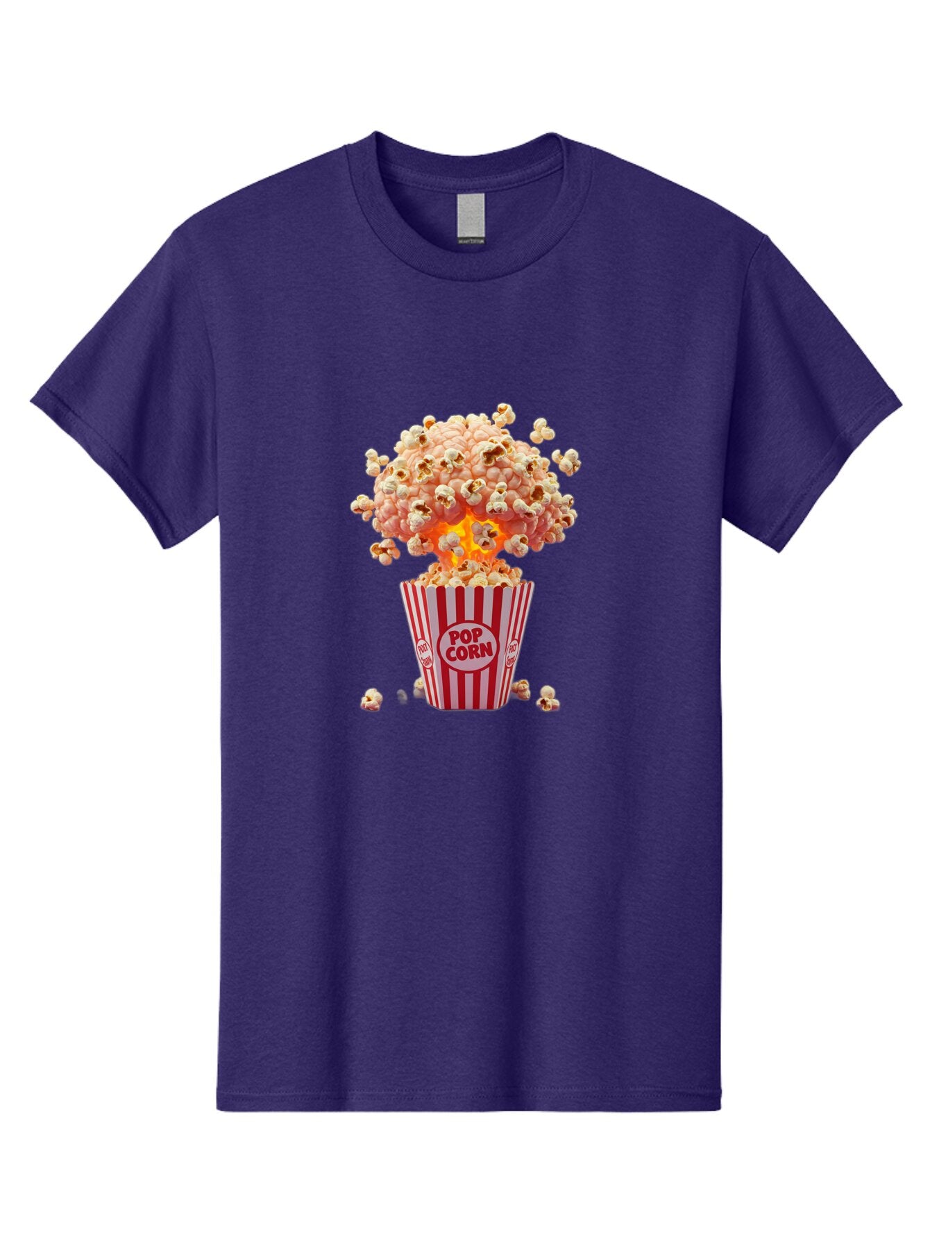 Pop-Corn-1 Men'S Graphic Tee, 100% Cotton, Comfortable Casual Summer Wear, Machine Washable, Vintage Camera, Old Camera, Antique Camera, Black Camera, Classic Photography, Photography Equipment, Nostalgic Device, Film Camera, Camera Art Bar312 2