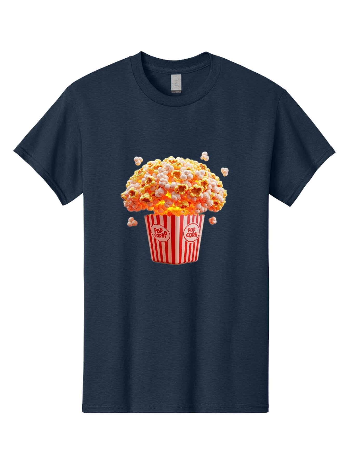 Pop-Corn Men'S Graphic Tee, 100% Cotton, Comfortable Casual Summer Wear, Machine Washable, Vintage Camera, Old Camera, Antique Camera, Black Camera, Classic Photography, Photography Equipment, Nostalgic Device, Film Camera, Camera Art Bar313 3