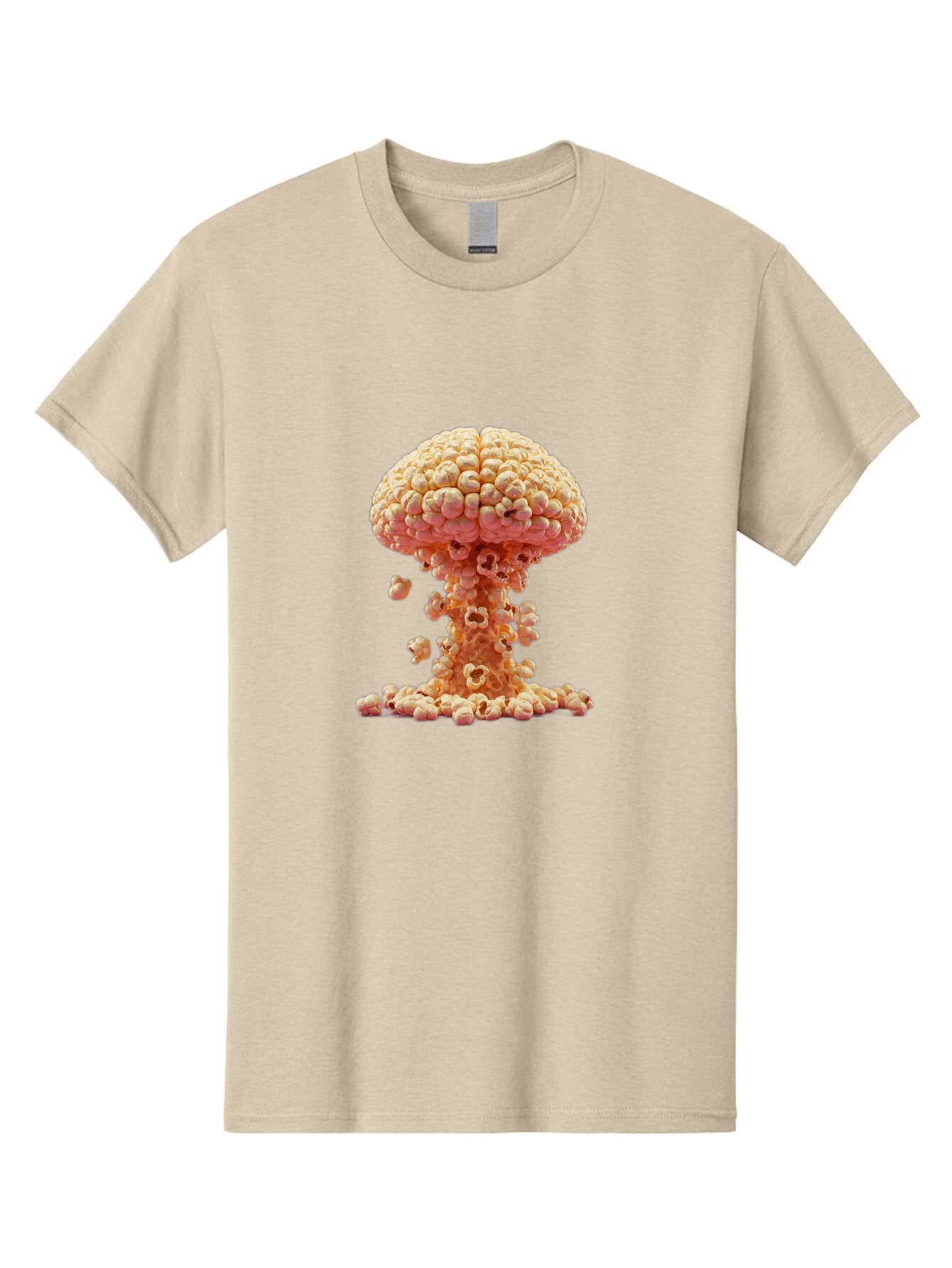 Popcorn-Mushroom-Cloud Men'S Graphic Tee, 100% Cotton, Comfortable Casual Summer Wear, Machine Washable, Vintage Camera, Old Camera, Antique Camera, Black Camera, Classic Photography, Photography Equipment, Nostalgic Device, Film Camera, Bar314 3