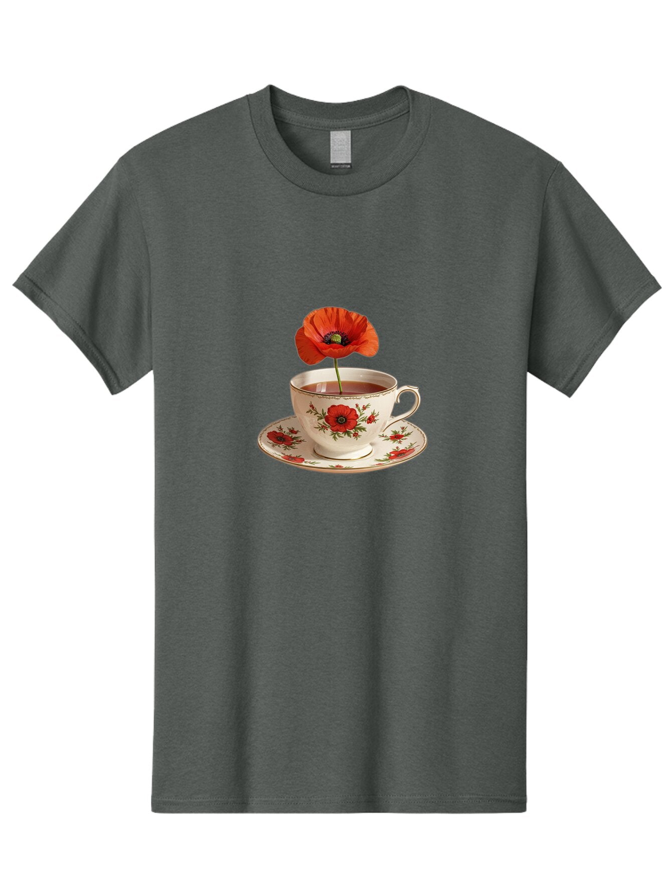 Poppy-Tea-Cup Men'S Graphic Tee, 100% Cotton, Comfortable Casual Summer Wear, Machine Washable, Vintage Camera, Old Camera, Antique Camera, Black Camera, Classic Photography, Photography Equipment, Nostalgic Device, Film Camera, Camera Art Bar315 2