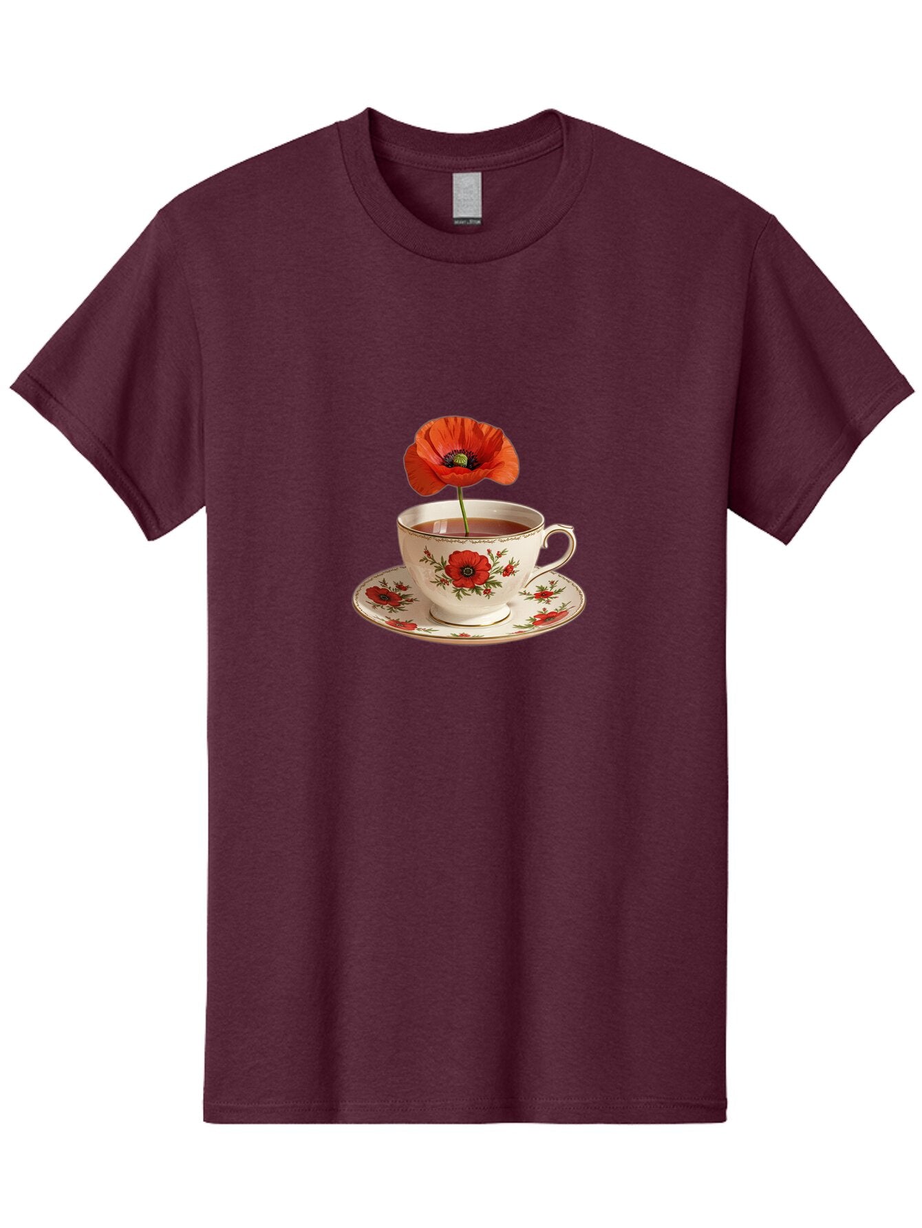 Poppy-Tea-Cup Men'S Graphic Tee, 100% Cotton, Comfortable Casual Summer Wear, Machine Washable, Vintage Camera, Old Camera, Antique Camera, Black Camera, Classic Photography, Photography Equipment, Nostalgic Device, Film Camera, Camera Art Bar315 6