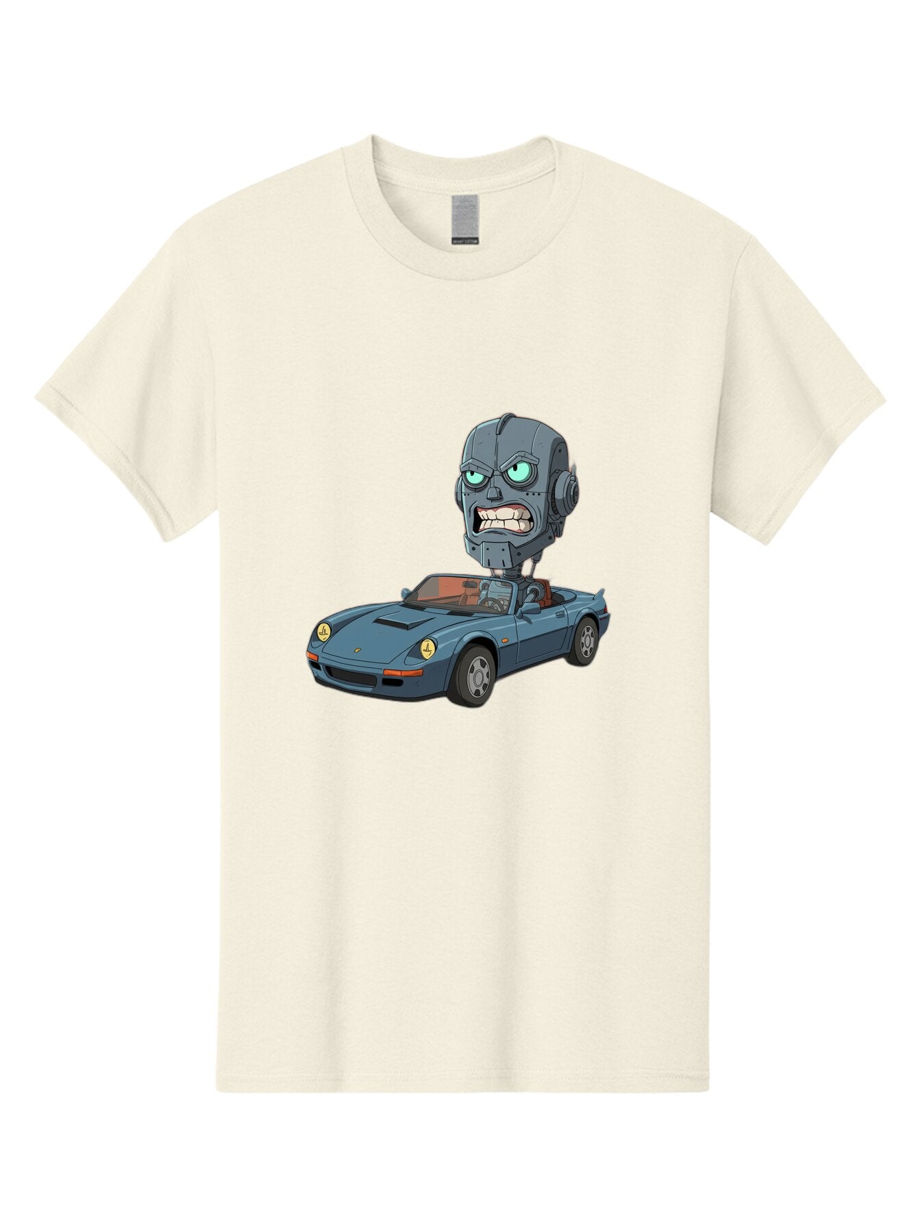 Porsche-Robot-Head Men'S Graphic Tee, 100% Cotton, Comfortable Casual Summer Wear, Machine Washable, Vintage Camera, Old Camera, Antique Camera, Black Camera, Classic Photography, Photography Equipment, Nostalgic Device, Film Camera, Bar316 15