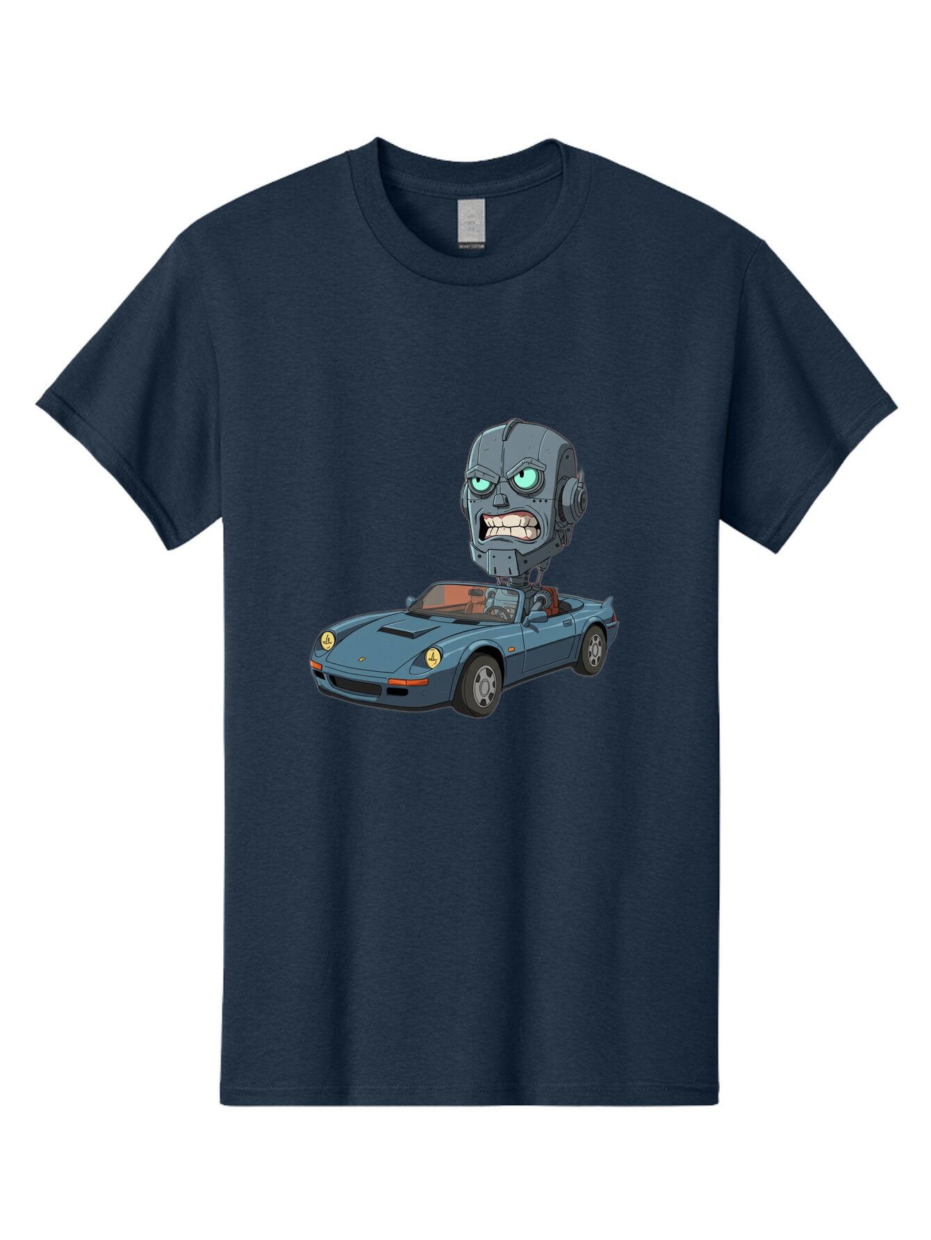 Porsche-Robot-Head Men'S Graphic Tee, 100% Cotton, Comfortable Casual Summer Wear, Machine Washable, Vintage Camera, Old Camera, Antique Camera, Black Camera, Classic Photography, Photography Equipment, Nostalgic Device, Film Camera, Bar316 13