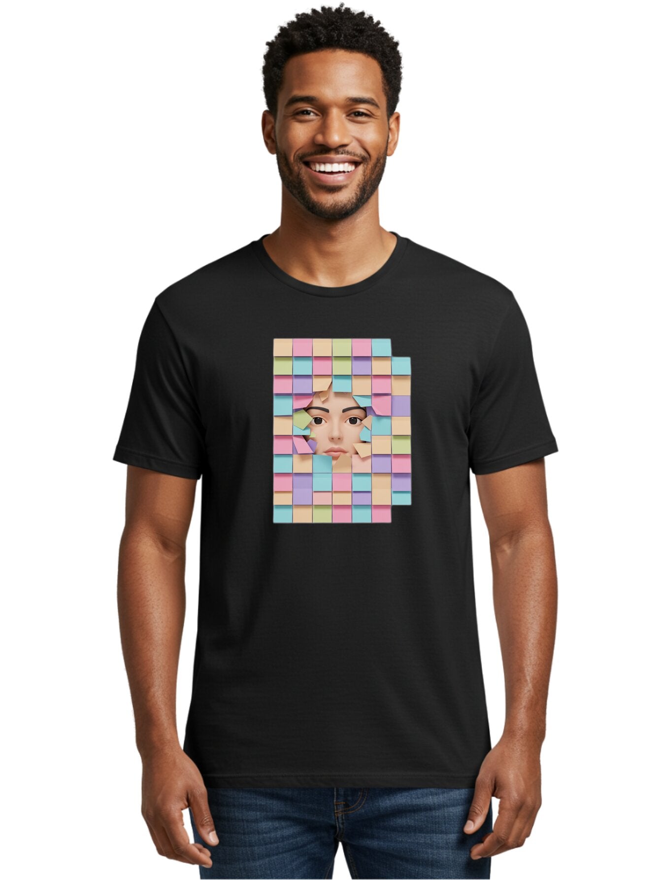 Post-It-Notes Men'S Graphic Tee, 100% Cotton, Comfortable Casual Summer Wear, Machine Washable, Vintage Camera, Old Camera, Antique Camera, Black Camera, Classic Photography, Photography Equipment, Nostalgic Device, Film Camera, Camera Art Bar317 21
