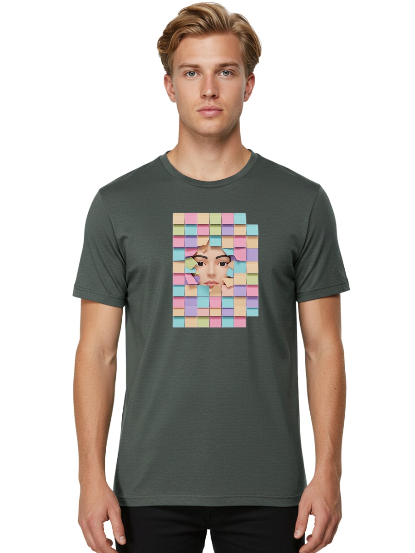 Post-It-Notes Men'S Graphic Tee, 100% Cotton, Comfortable Casual Summer Wear, Machine Washable, Vintage Camera, Old Camera, Antique Camera, Black Camera, Classic Photography, Photography Equipment, Nostalgic Device, Film Camera, Camera Art Bar317 26