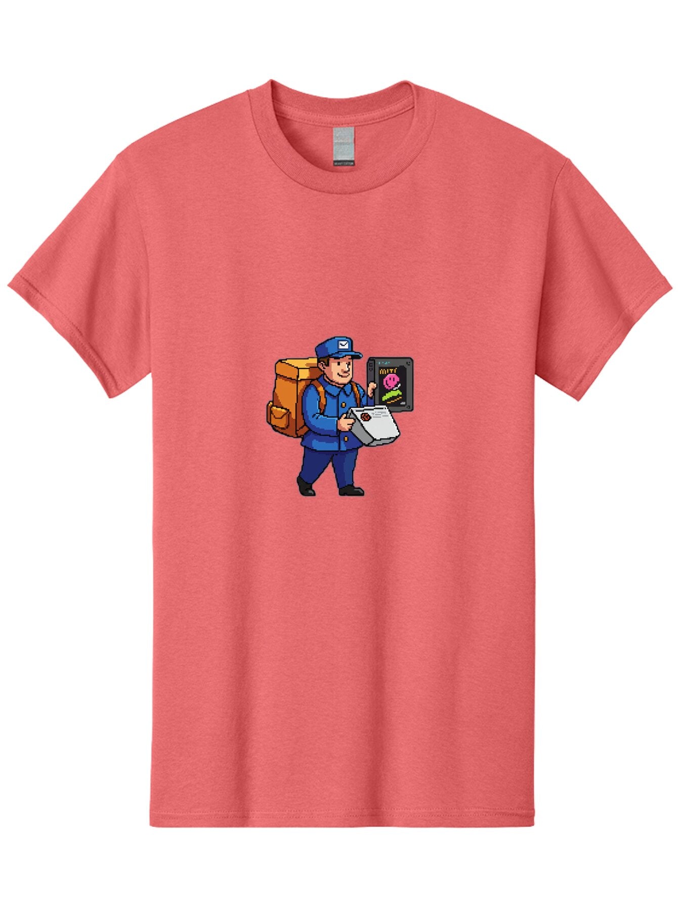 Postman Men'S Graphic Tee, 100% Cotton, Comfortable Casual Summer Wear, Machine Washable, Vintage Camera, Old Camera, Antique Camera, Black Camera, Classic Photography, Photography Equipment, Nostalgic Device, Film Camera, Camera Art Bar318 3
