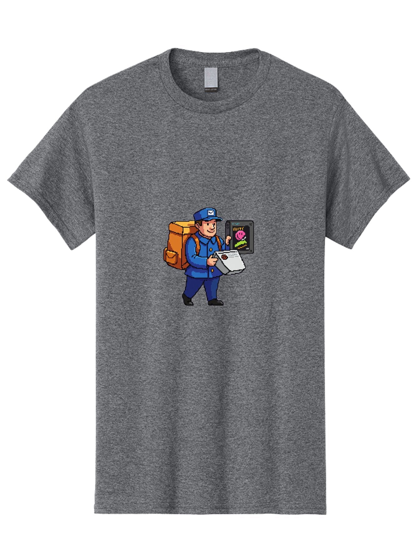 Postman Men'S Graphic Tee, 100% Cotton, Comfortable Casual Summer Wear, Machine Washable, Vintage Camera, Old Camera, Antique Camera, Black Camera, Classic Photography, Photography Equipment, Nostalgic Device, Film Camera, Camera Art Bar318 10