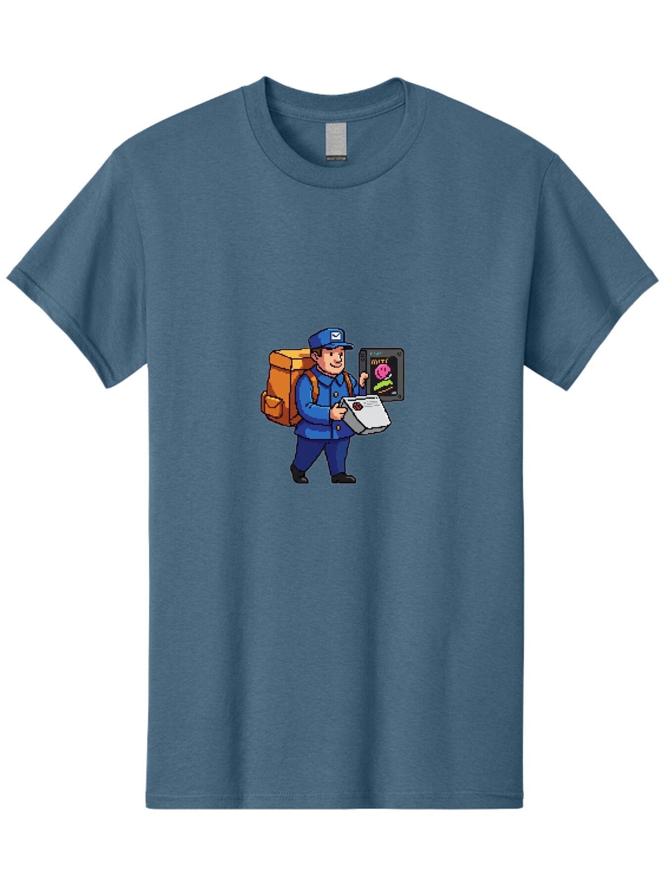 Postman Men'S Graphic Tee, 100% Cotton, Comfortable Casual Summer Wear, Machine Washable, Vintage Camera, Old Camera, Antique Camera, Black Camera, Classic Photography, Photography Equipment, Nostalgic Device, Film Camera, Camera Art Bar318 6