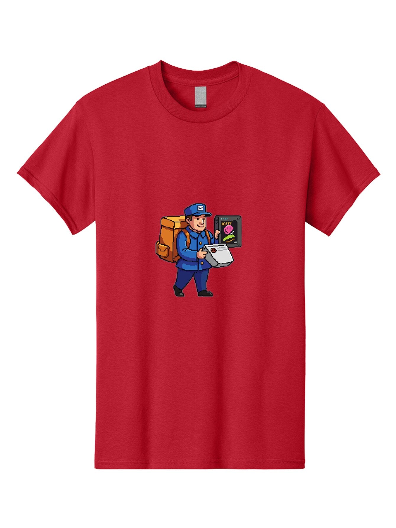 Postman Men'S Graphic Tee, 100% Cotton, Comfortable Casual Summer Wear, Machine Washable, Vintage Camera, Old Camera, Antique Camera, Black Camera, Classic Photography, Photography Equipment, Nostalgic Device, Film Camera, Camera Art Bar318 9