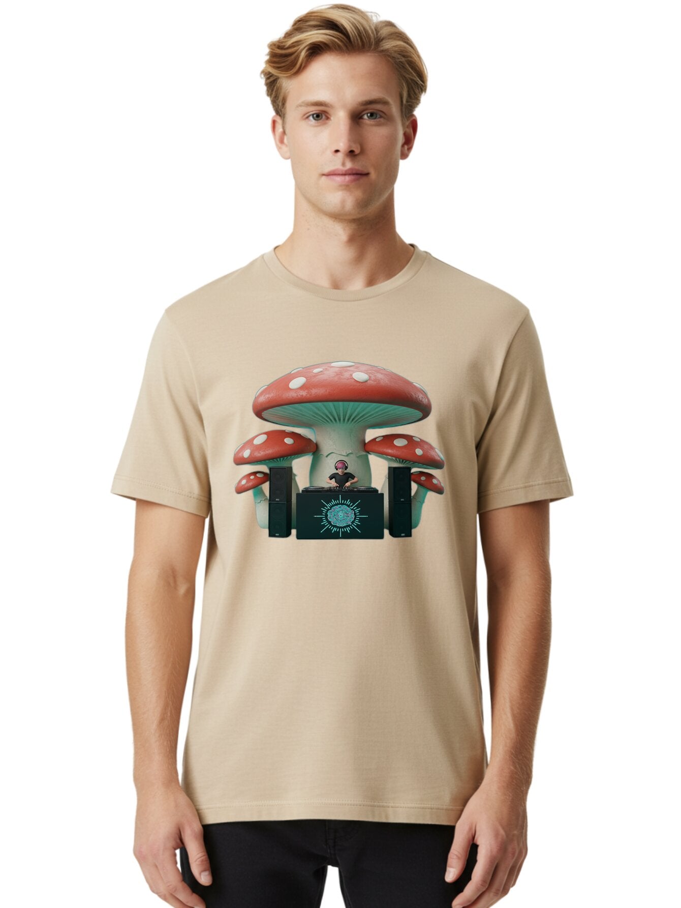 Psychedelic-Dj Men'S Graphic Tee, 100% Cotton, Comfortable Casual Summer Wear, Machine Washable, Vintage Camera, Old Camera, Antique Camera, Black Camera, Classic Photography, Photography Equipment, Nostalgic Device, Film Camera, Camera Art Bar320 25