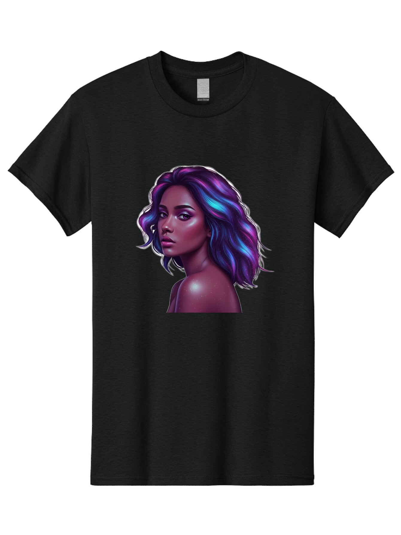 Purple-Hair-Woman Men'S Graphic Tee, 100% Cotton, Comfortable Casual Summer Wear, Machine Washable, Vintage Camera, Old Camera, Antique Camera, Black Camera, Classic Photography, Photography Equipment, Nostalgic Device, Film Camera, Camera Art Bar325 5