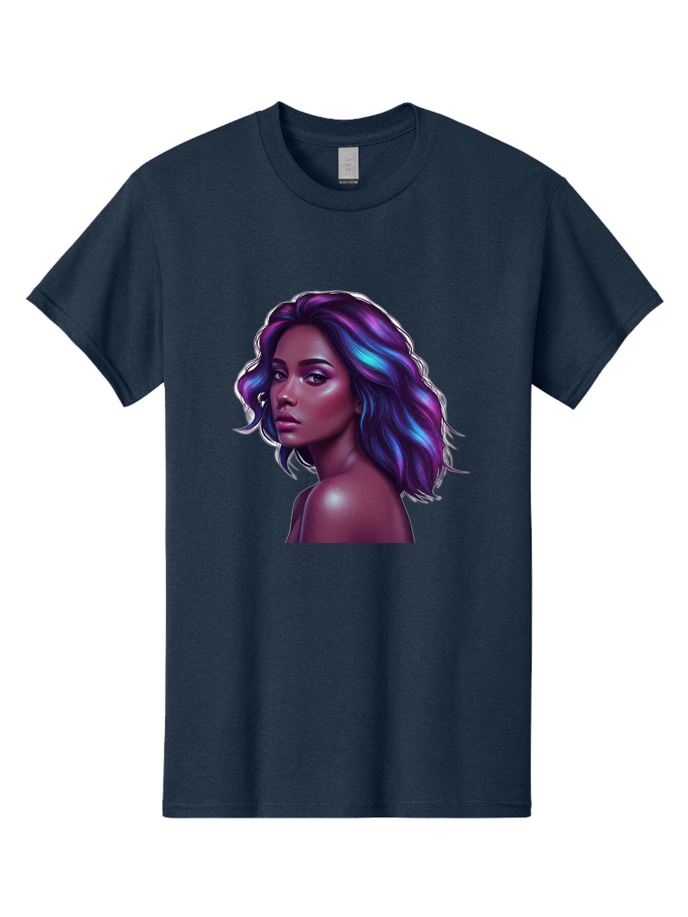 Purple-Hair-Woman Men'S Graphic Tee, 100% Cotton, Comfortable Casual Summer Wear, Machine Washable, Vintage Camera, Old Camera, Antique Camera, Black Camera, Classic Photography, Photography Equipment, Nostalgic Device, Film Camera, Camera Art Bar325 3