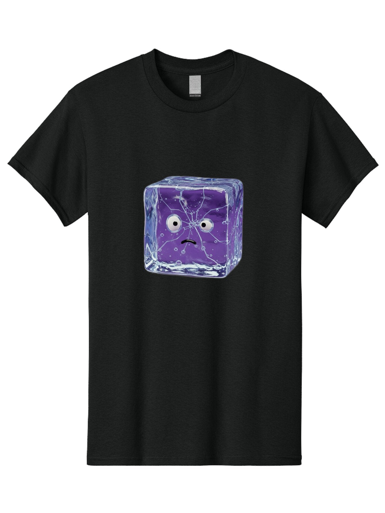Purple-Ice-Cube Men'S Graphic Tee, 100% Cotton, Comfortable Casual Summer Wear, Machine Washable, Vintage Camera, Old Camera, Antique Camera, Black Camera, Classic Photography, Photography Equipment, Nostalgic Device, Film Camera, Camera Art Bar326 12