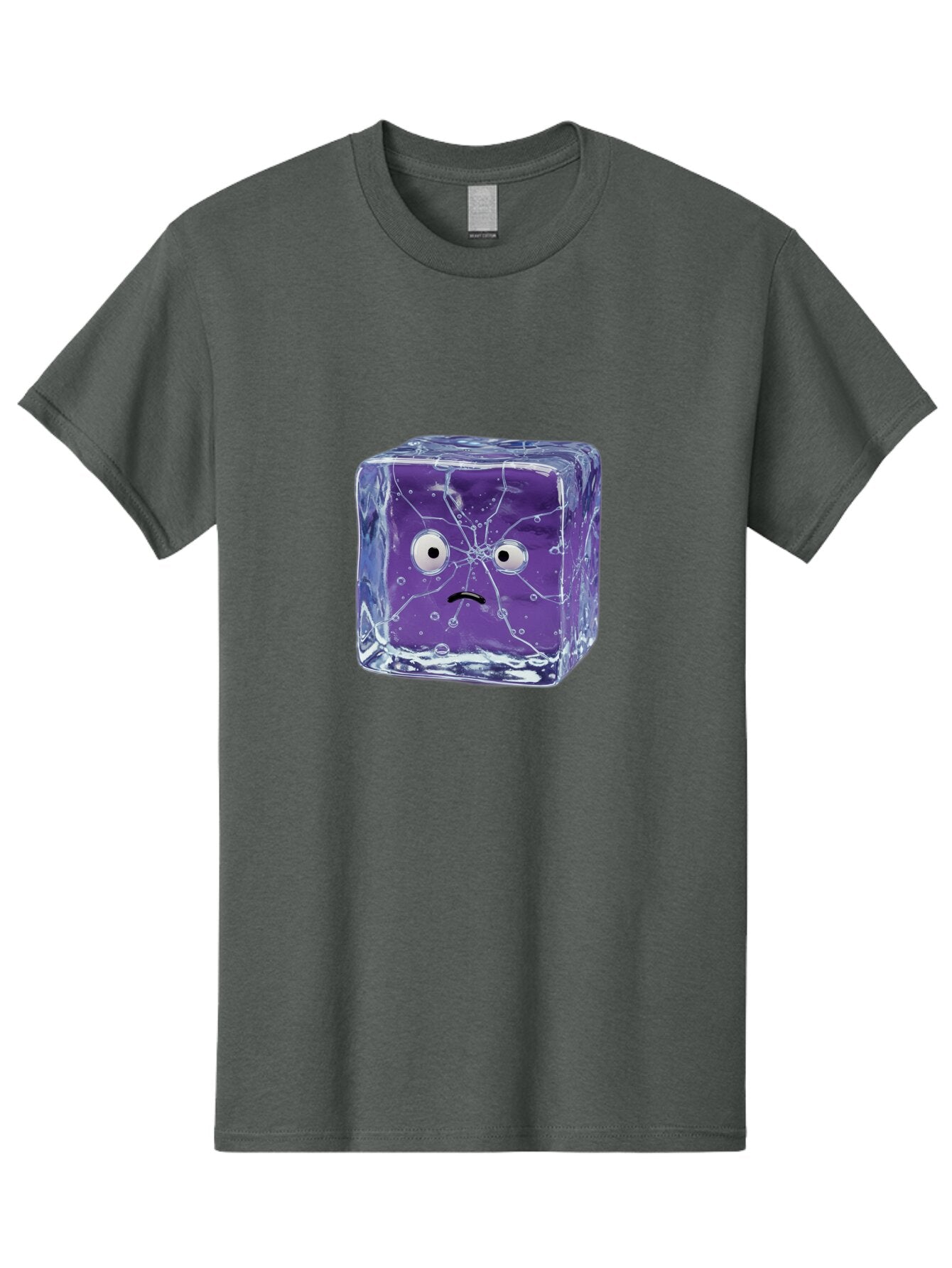 Purple-Ice-Cube Men'S Graphic Tee, 100% Cotton, Comfortable Casual Summer Wear, Machine Washable, Vintage Camera, Old Camera, Antique Camera, Black Camera, Classic Photography, Photography Equipment, Nostalgic Device, Film Camera, Camera Art Bar326 6