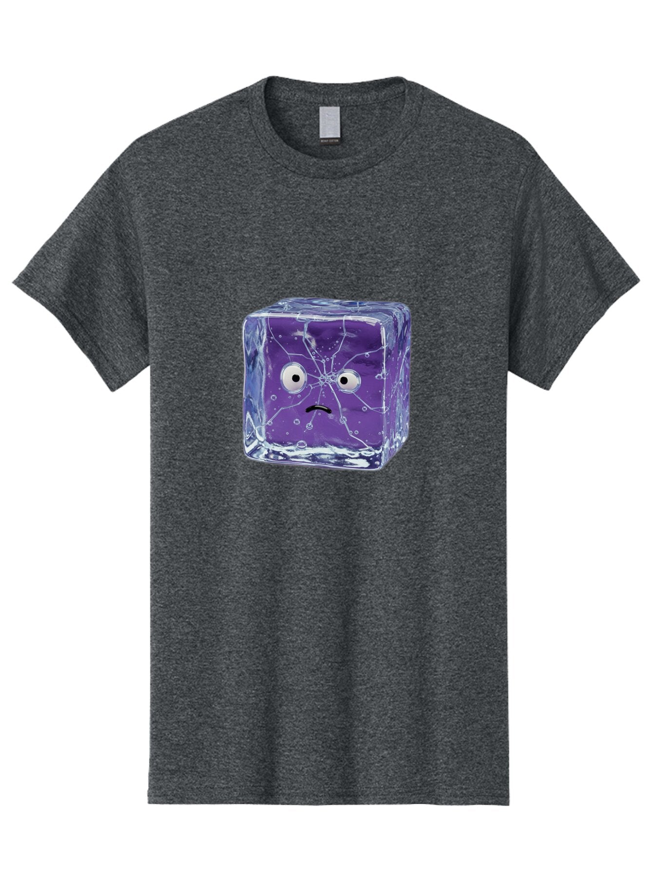 Purple-Ice-Cube Men'S Graphic Tee, 100% Cotton, Comfortable Casual Summer Wear, Machine Washable, Vintage Camera, Old Camera, Antique Camera, Black Camera, Classic Photography, Photography Equipment, Nostalgic Device, Film Camera, Camera Art Bar326 15