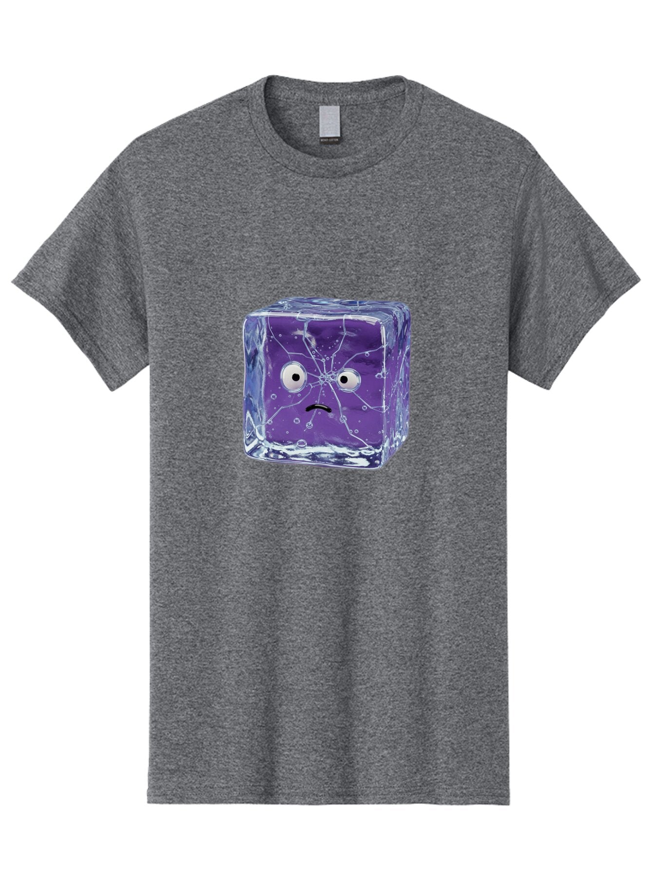 Purple-Ice-Cube Men'S Graphic Tee, 100% Cotton, Comfortable Casual Summer Wear, Machine Washable, Vintage Camera, Old Camera, Antique Camera, Black Camera, Classic Photography, Photography Equipment, Nostalgic Device, Film Camera, Camera Art Bar326 2