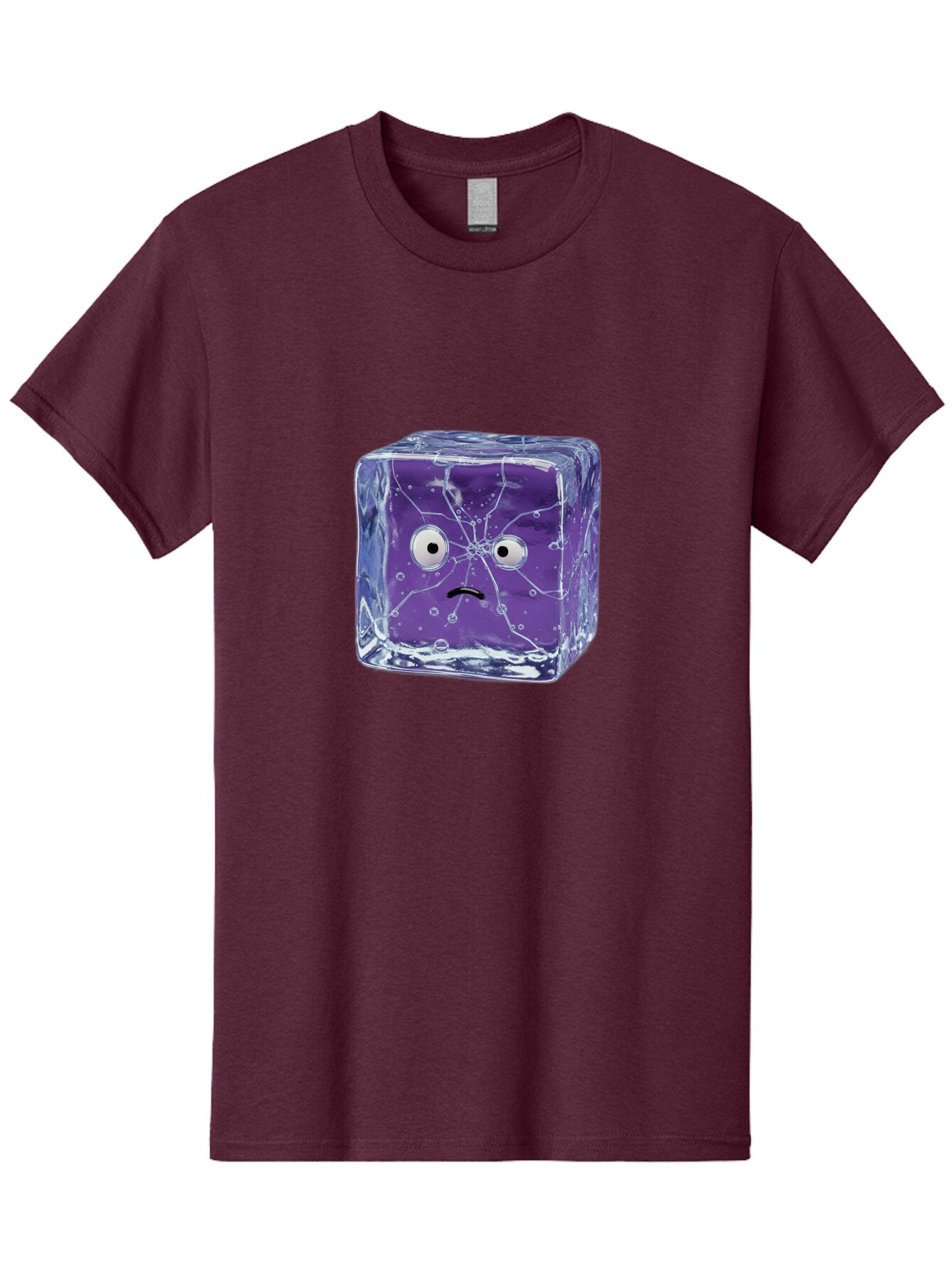 Purple-Ice-Cube Men'S Graphic Tee, 100% Cotton, Comfortable Casual Summer Wear, Machine Washable, Vintage Camera, Old Camera, Antique Camera, Black Camera, Classic Photography, Photography Equipment, Nostalgic Device, Film Camera, Camera Art Bar326 13