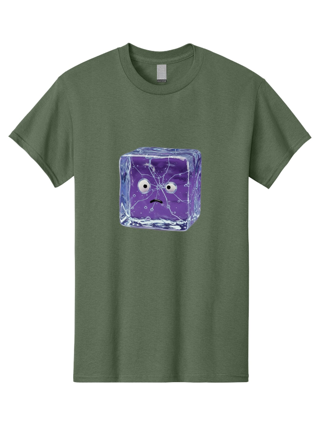 Purple-Ice-Cube Men'S Graphic Tee, 100% Cotton, Comfortable Casual Summer Wear, Machine Washable, Vintage Camera, Old Camera, Antique Camera, Black Camera, Classic Photography, Photography Equipment, Nostalgic Device, Film Camera, Camera Art Bar326 7