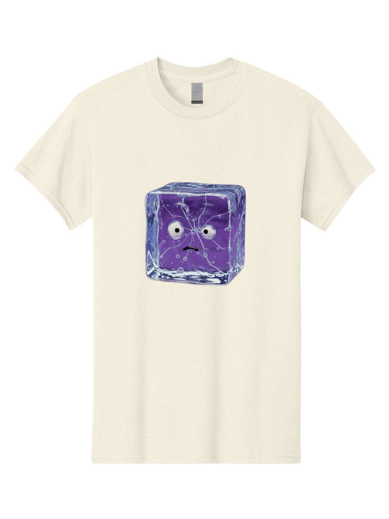 Purple-Ice-Cube Men'S Graphic Tee, 100% Cotton, Comfortable Casual Summer Wear, Machine Washable, Vintage Camera, Old Camera, Antique Camera, Black Camera, Classic Photography, Photography Equipment, Nostalgic Device, Film Camera, Camera Art Bar326 8