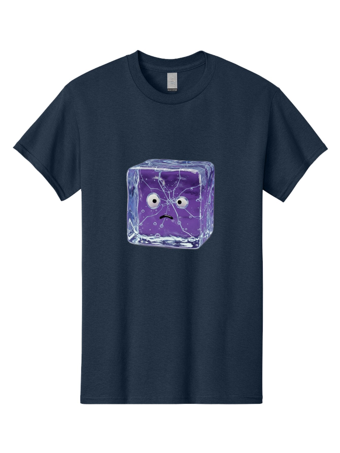 Purple-Ice-Cube Men'S Graphic Tee, 100% Cotton, Comfortable Casual Summer Wear, Machine Washable, Vintage Camera, Old Camera, Antique Camera, Black Camera, Classic Photography, Photography Equipment, Nostalgic Device, Film Camera, Camera Art Bar326 4