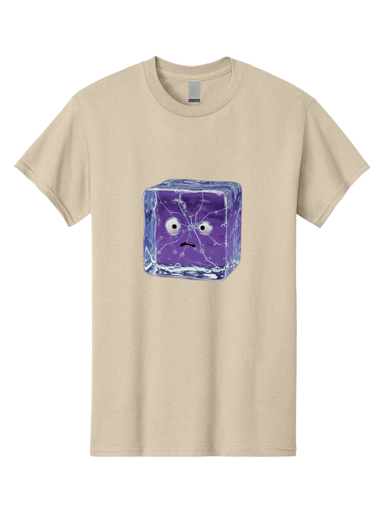 Purple-Ice-Cube Men'S Graphic Tee, 100% Cotton, Comfortable Casual Summer Wear, Machine Washable, Vintage Camera, Old Camera, Antique Camera, Black Camera, Classic Photography, Photography Equipment, Nostalgic Device, Film Camera, Camera Art Bar326 5