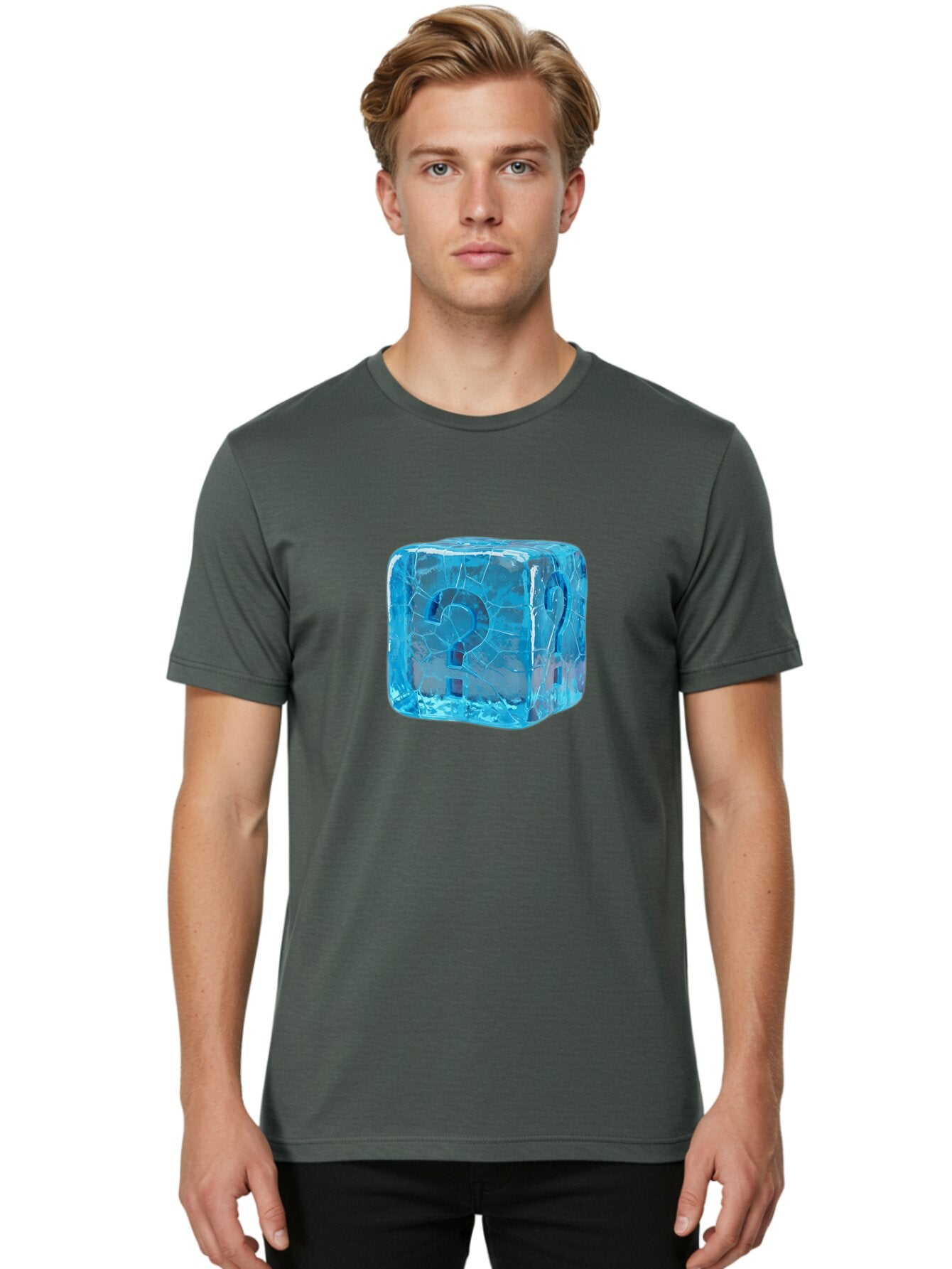 Question-Mark-Ice-Cube Men'S Graphic Tee, 100% Cotton, Comfortable Casual Summer Wear, Machine Washable, Vintage Camera, Old Camera, Antique Camera, Black Camera, Classic Photography, Photography Equipment, Nostalgic Device, Film Camera, Bar333 29