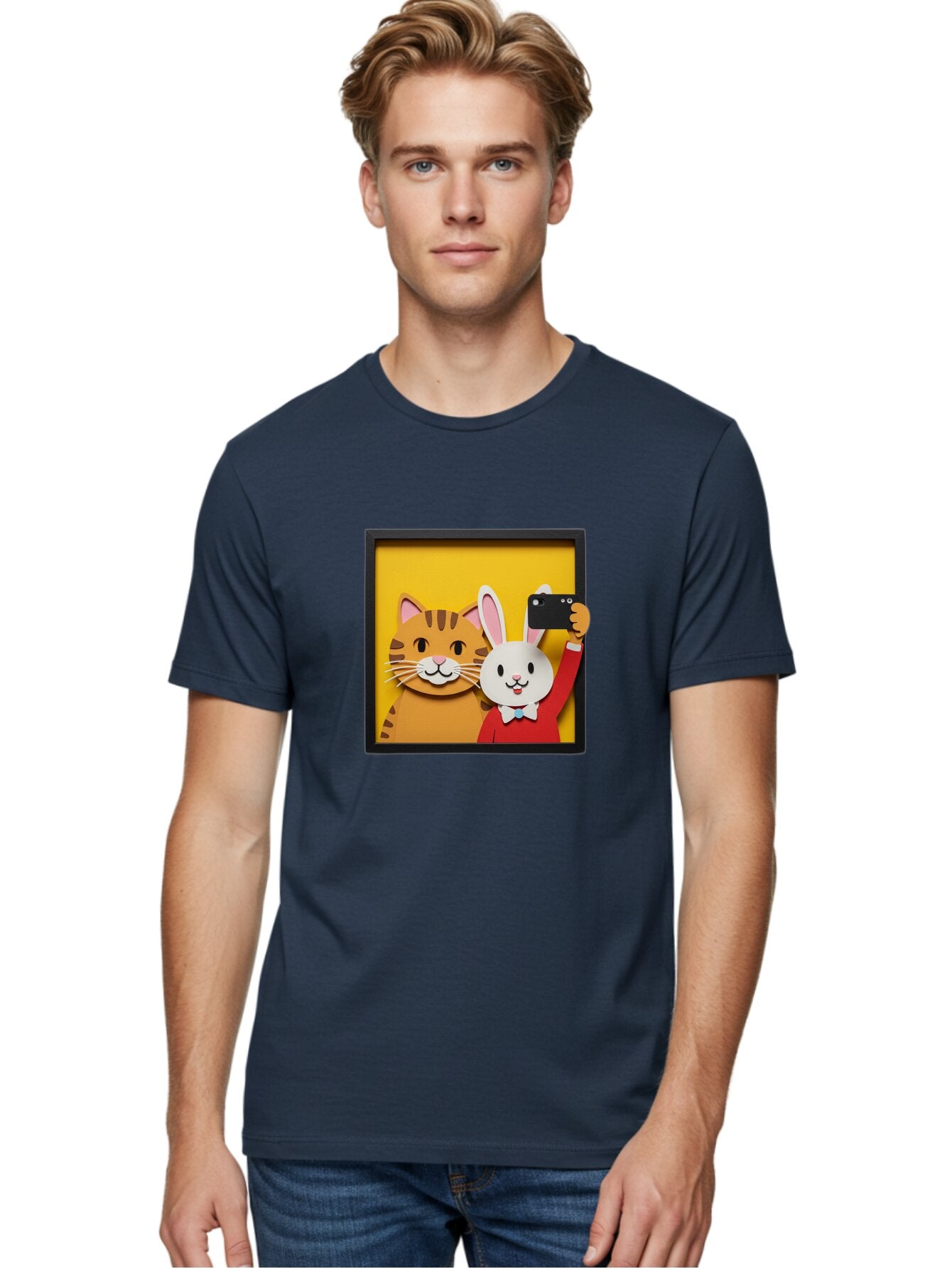 Rabbit-And-Cat Men'S Graphic Tee, 100% Cotton, Comfortable Casual Summer Wear, Machine Washable, Vintage Camera, Old Camera, Antique Camera, Black Camera, Classic Photography, Photography Equipment, Nostalgic Device, Film Camera, Camera Art Bar335 19