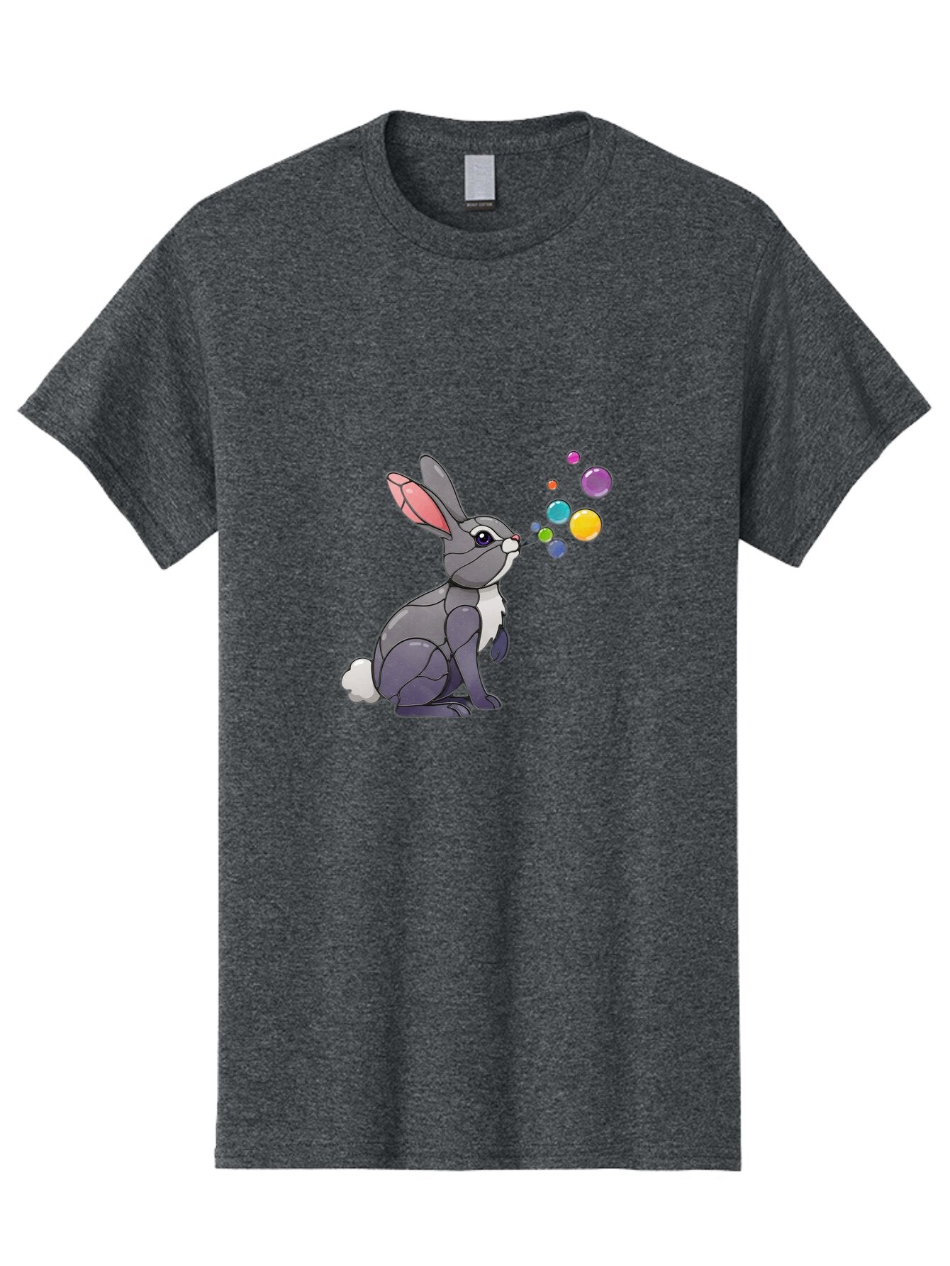 Rabbit-Blowing-Bubbles-1 Men'S Graphic Tee, 100% Cotton, Comfortable Casual Summer Wear, Machine Washable, Vintage Camera, Old Camera, Antique Camera, Black Camera, Classic Photography, Photography Equipment, Nostalgic Device, Film Camera, Bar337 1
