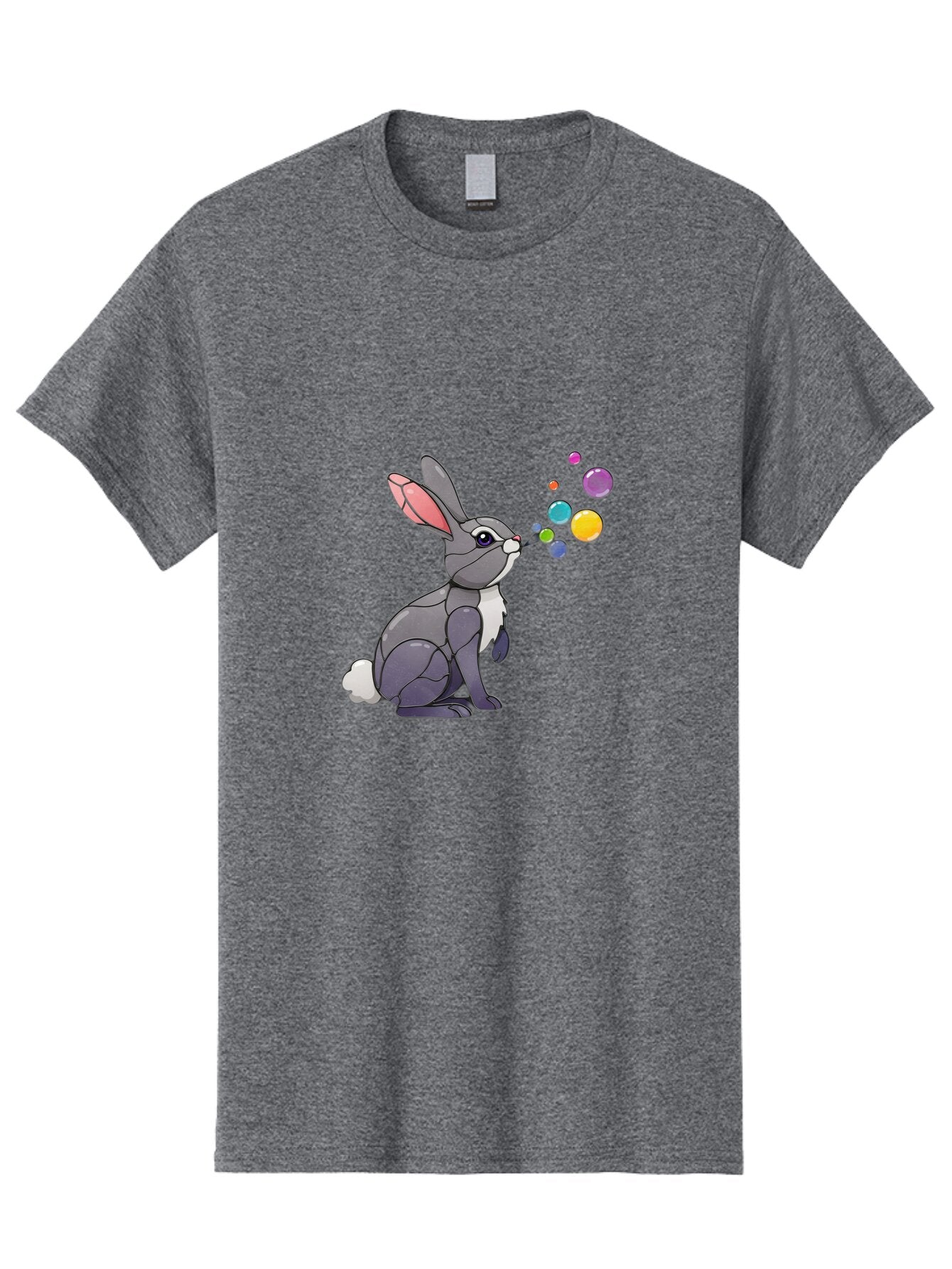 Rabbit-Blowing-Bubbles-1 Men'S Graphic Tee, 100% Cotton, Comfortable Casual Summer Wear, Machine Washable, Vintage Camera, Old Camera, Antique Camera, Black Camera, Classic Photography, Photography Equipment, Nostalgic Device, Film Camera, Bar337 3