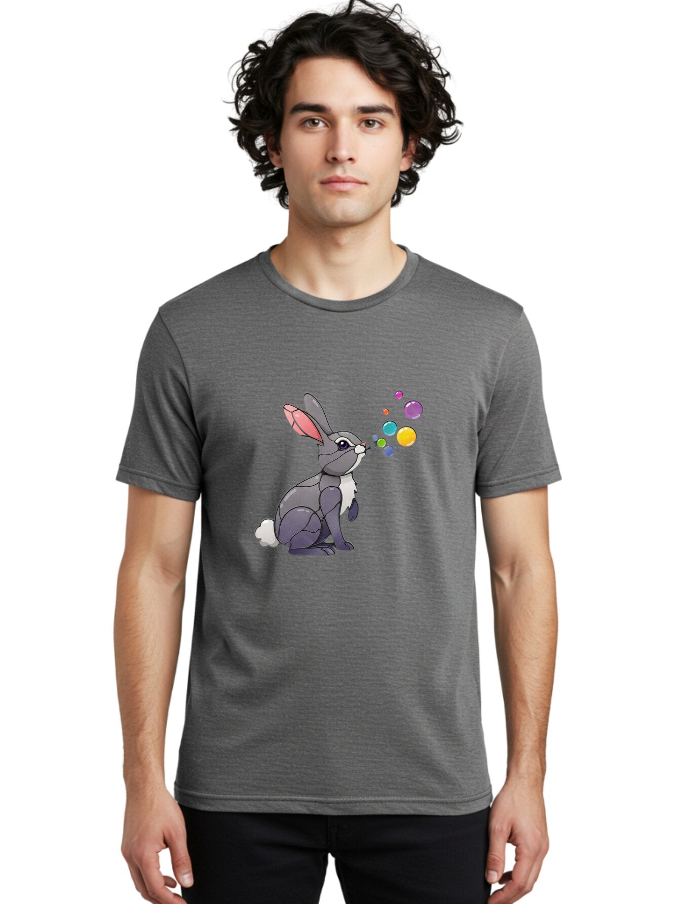 Rabbit-Blowing-Bubbles-1 Men'S Graphic Tee, 100% Cotton, Comfortable Casual Summer Wear, Machine Washable, Vintage Camera, Old Camera, Antique Camera, Black Camera, Classic Photography, Photography Equipment, Nostalgic Device, Film Camera, Bar337 22