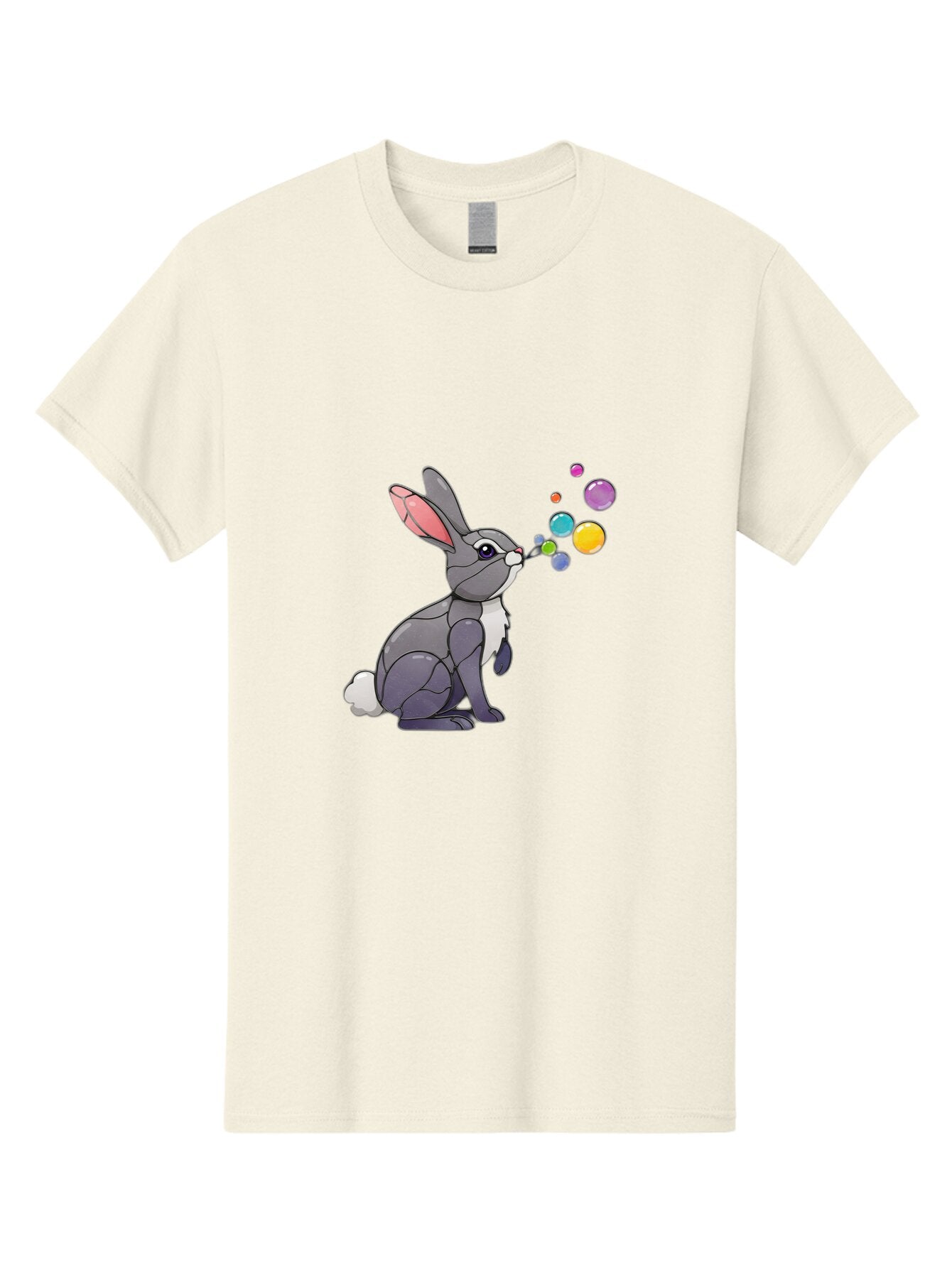 Rabbit-Blowing-Bubbles-1 Men'S Graphic Tee, 100% Cotton, Comfortable Casual Summer Wear, Machine Washable, Vintage Camera, Old Camera, Antique Camera, Black Camera, Classic Photography, Photography Equipment, Nostalgic Device, Film Camera, Bar337 13
