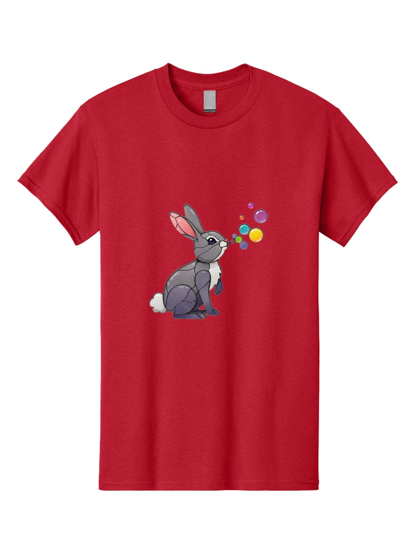 Rabbit-Blowing-Bubbles-1 Men'S Graphic Tee, 100% Cotton, Comfortable Casual Summer Wear, Machine Washable, Vintage Camera, Old Camera, Antique Camera, Black Camera, Classic Photography, Photography Equipment, Nostalgic Device, Film Camera, Bar337 5