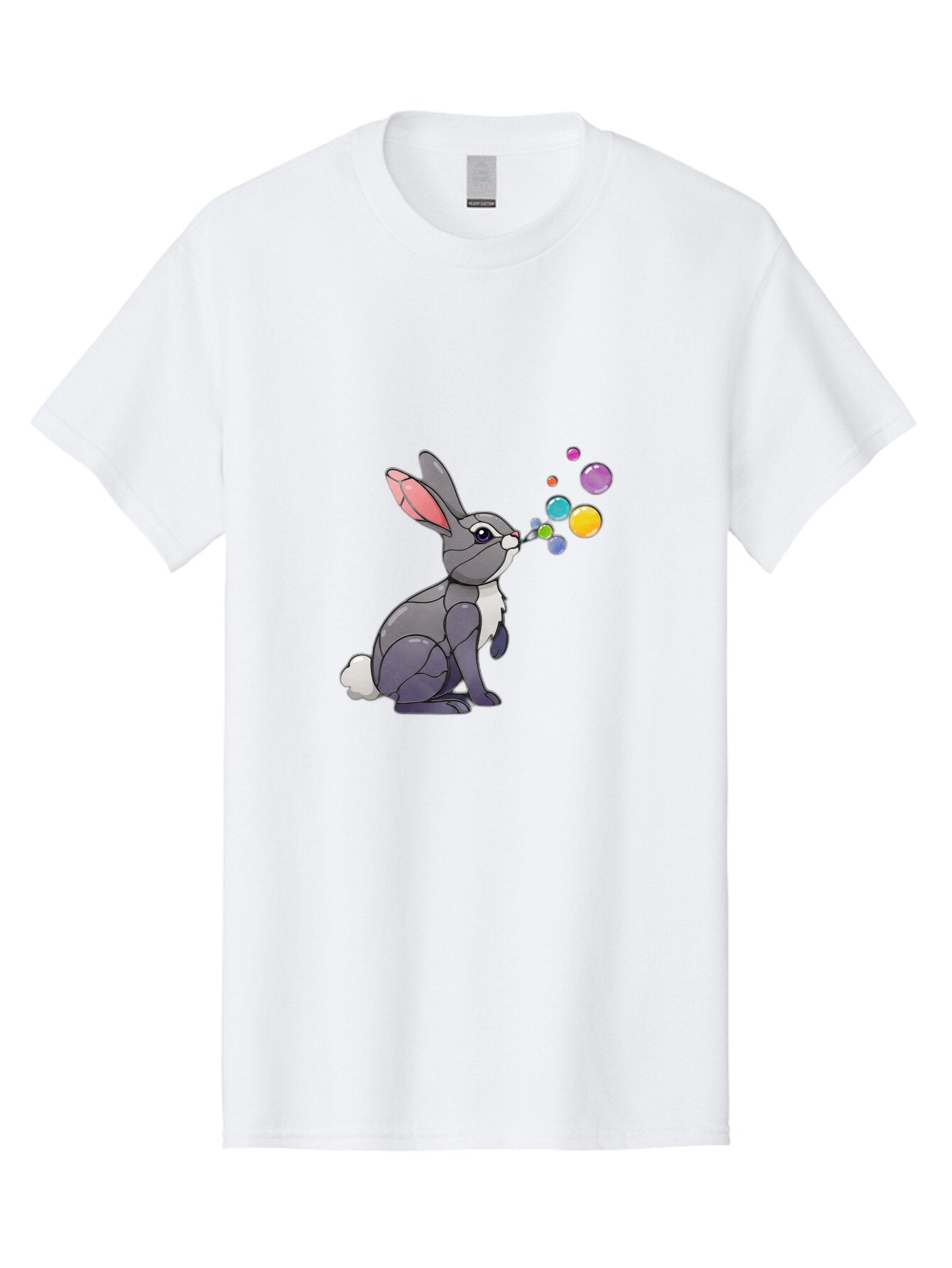 Rabbit-Blowing-Bubbles-1 Men'S Graphic Tee, 100% Cotton, Comfortable Casual Summer Wear, Machine Washable, Vintage Camera, Old Camera, Antique Camera, Black Camera, Classic Photography, Photography Equipment, Nostalgic Device, Film Camera, Bar337 4