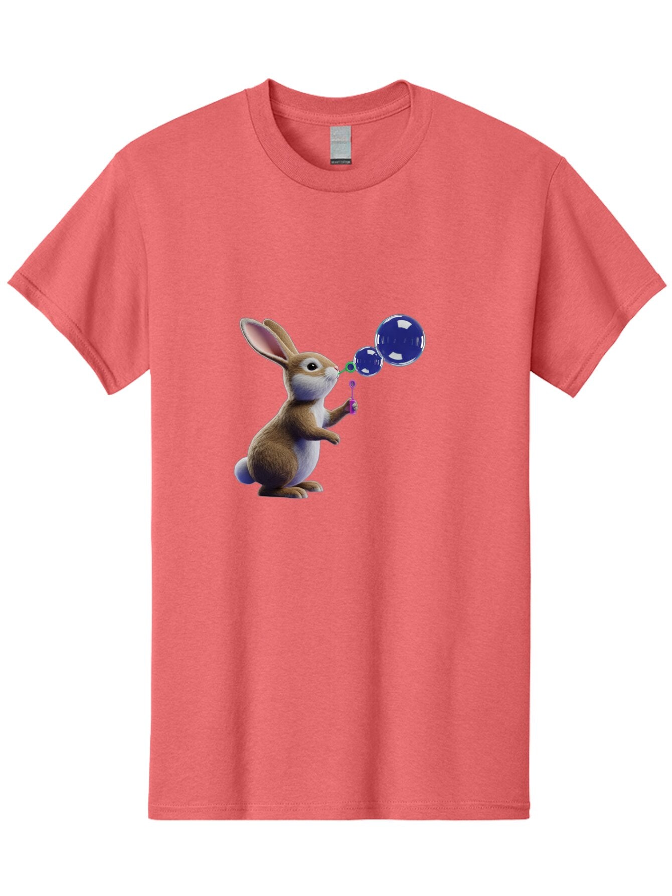 Rabbit-Blowing-Bubbles-2 Men'S Graphic Tee, 100% Cotton, Comfortable Casual Summer Wear, Machine Washable, Vintage Camera, Old Camera, Antique Camera, Black Camera, Classic Photography, Photography Equipment, Nostalgic Device, Film Camera, Bar338 6