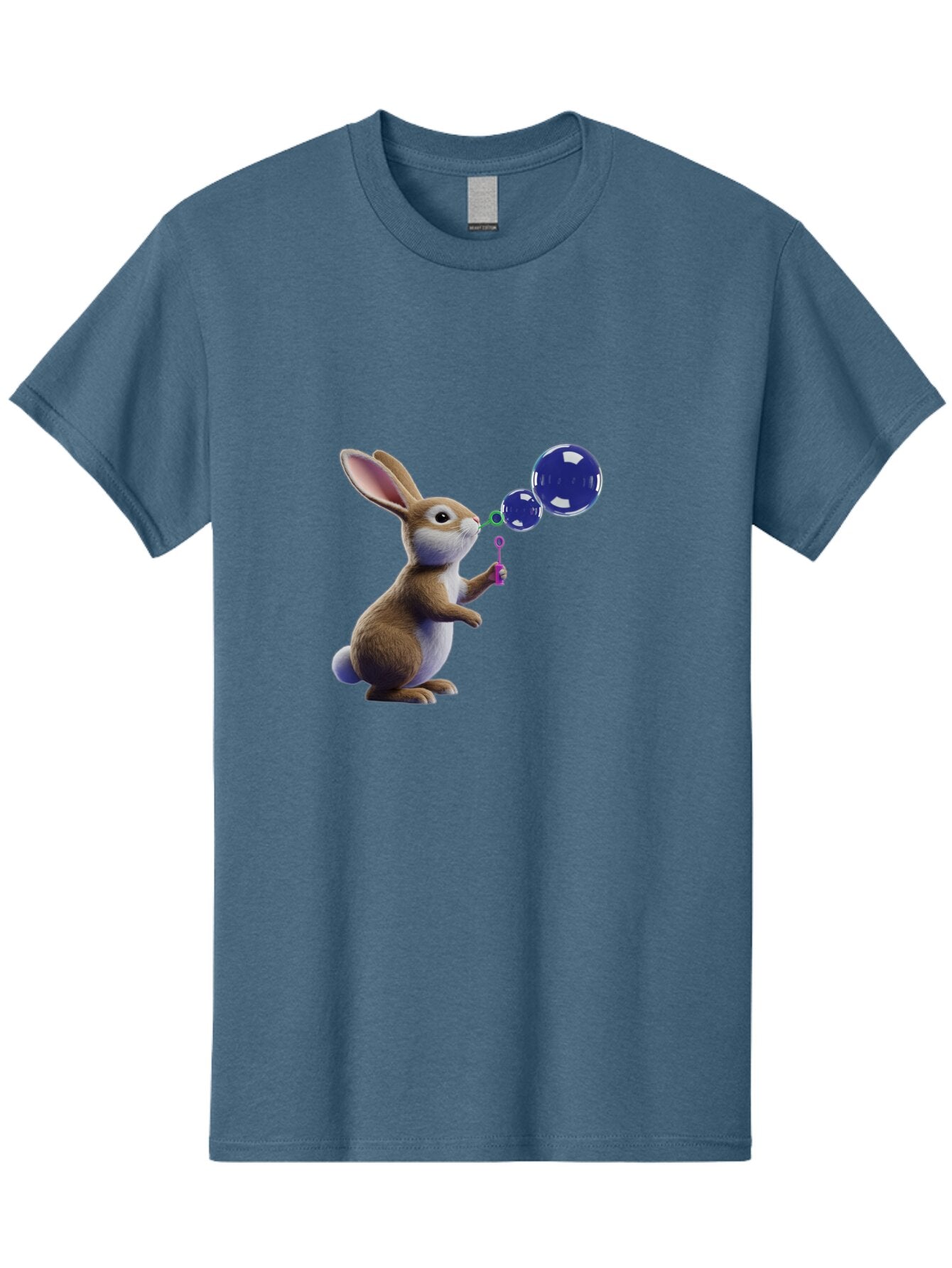 Rabbit-Blowing-Bubbles-2 Men'S Graphic Tee, 100% Cotton, Comfortable Casual Summer Wear, Machine Washable, Vintage Camera, Old Camera, Antique Camera, Black Camera, Classic Photography, Photography Equipment, Nostalgic Device, Film Camera, Bar338 9