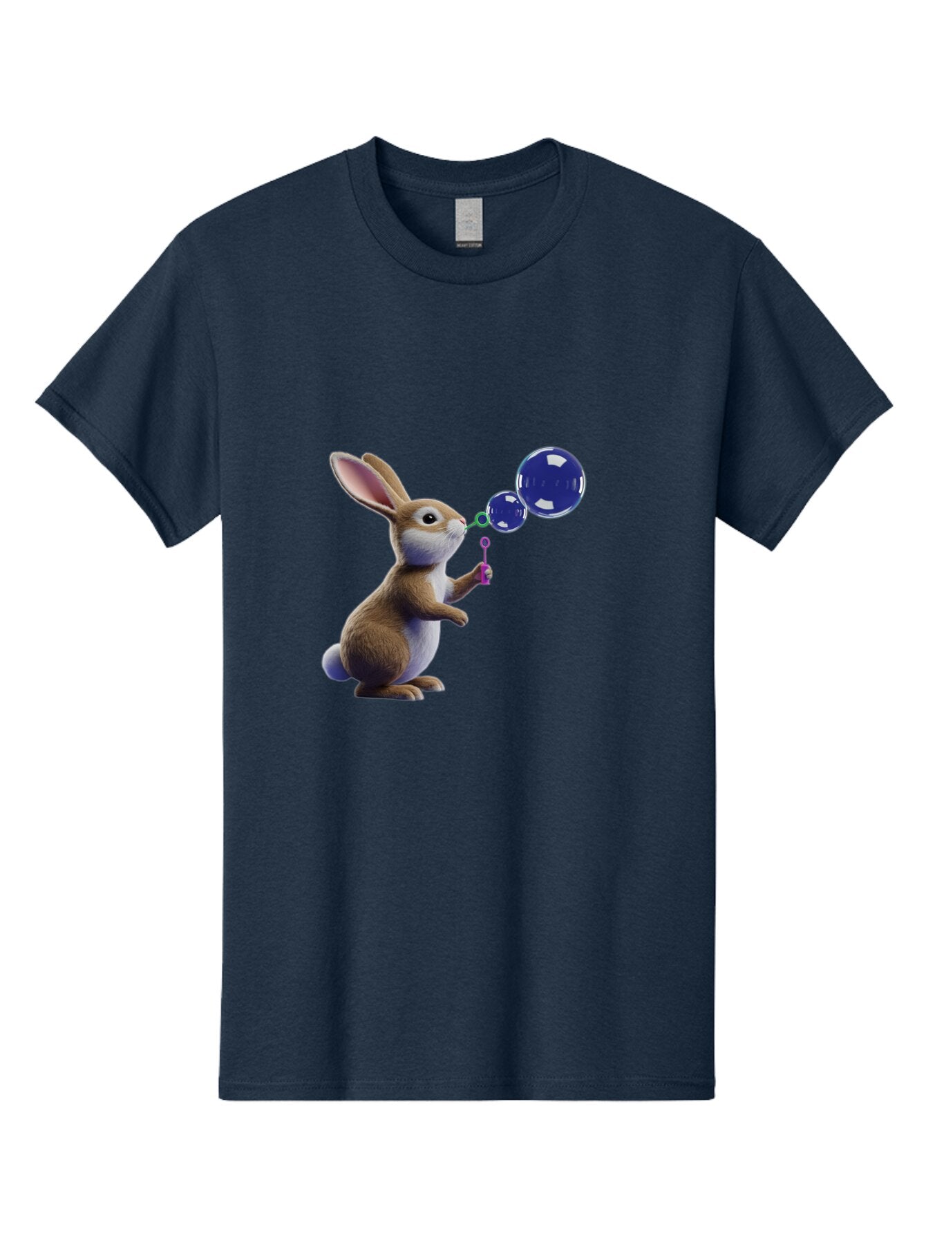 Rabbit-Blowing-Bubbles-2 Men'S Graphic Tee, 100% Cotton, Comfortable Casual Summer Wear, Machine Washable, Vintage Camera, Old Camera, Antique Camera, Black Camera, Classic Photography, Photography Equipment, Nostalgic Device, Film Camera, Bar338 11